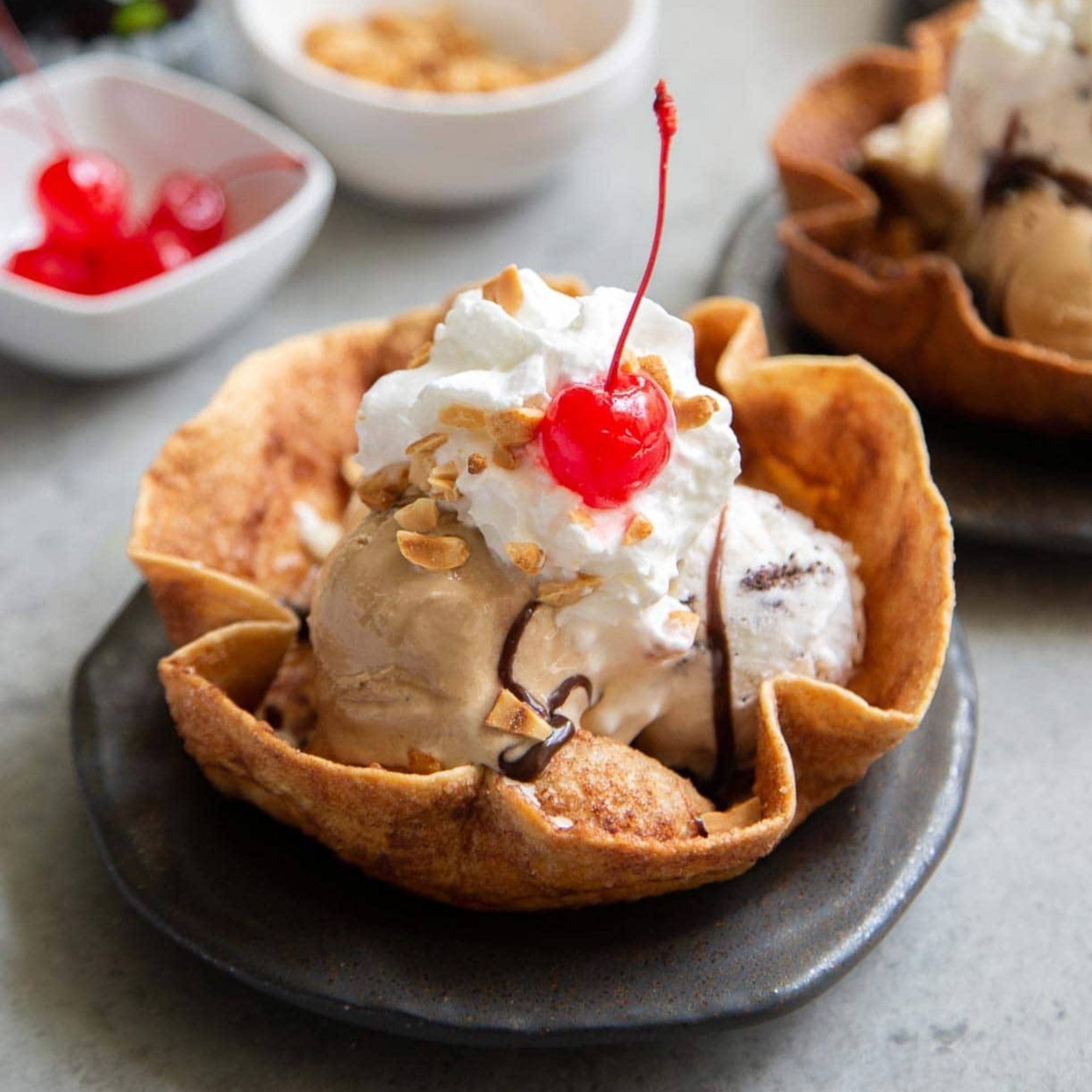 Sopapilla Ice Cream Bowl