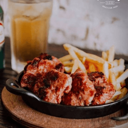Homemade Sausage & Fries