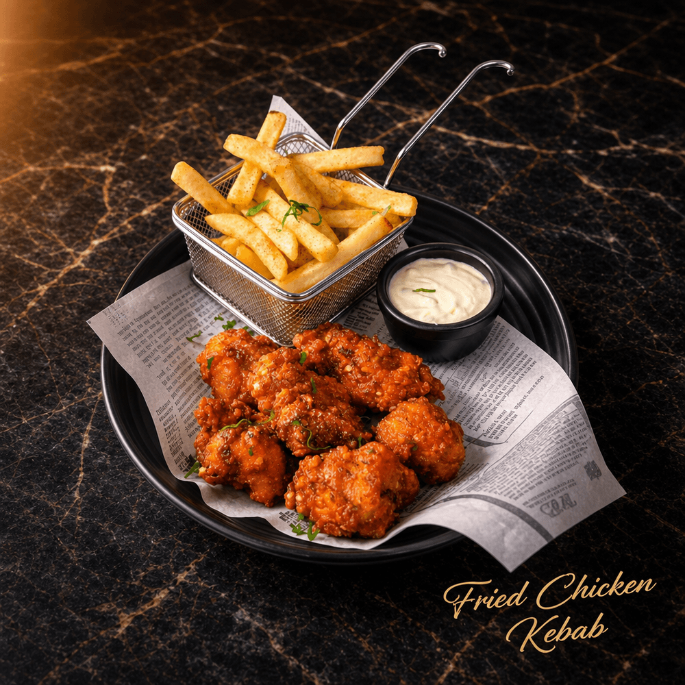 Fried Chicken Kebab