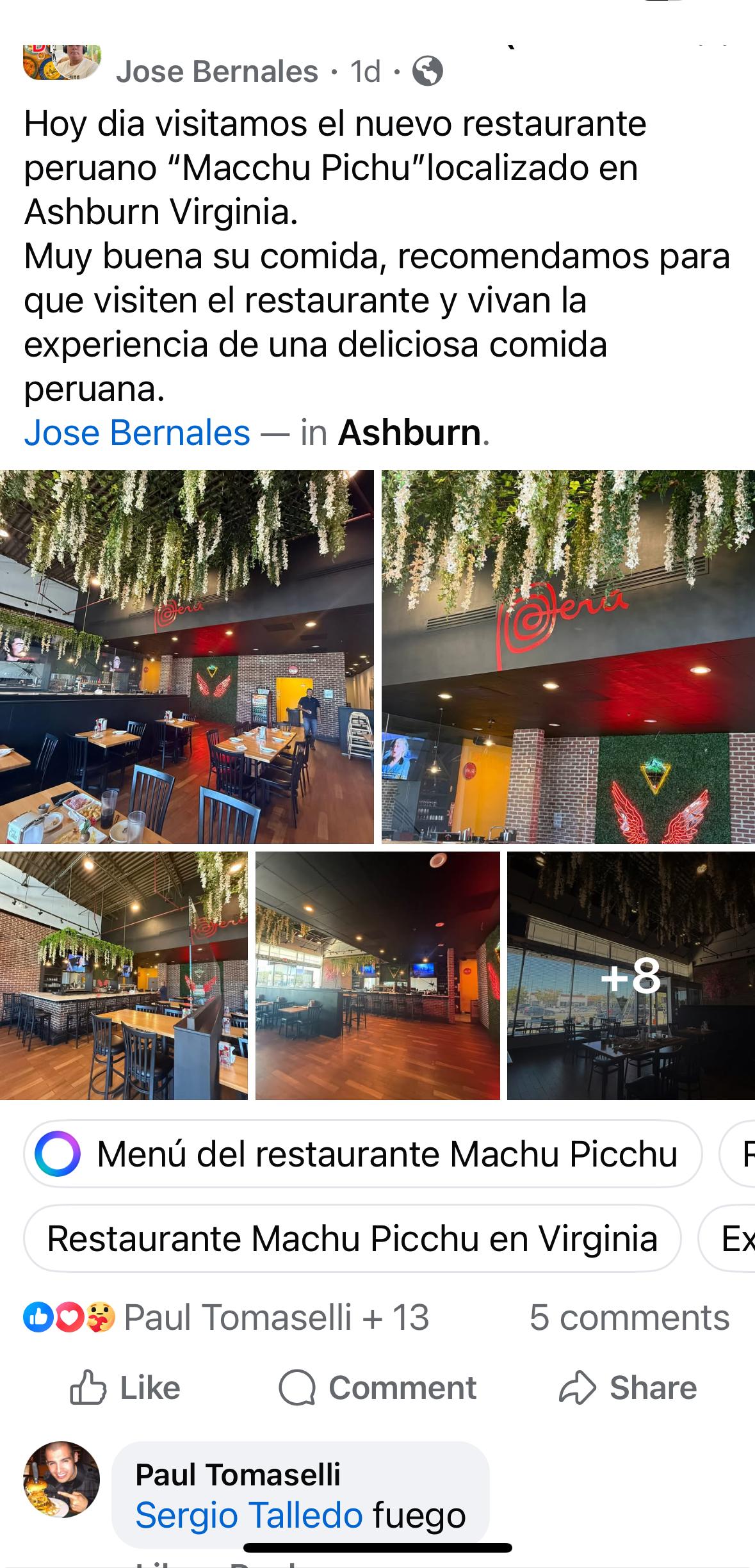 Machu Picchu Restobar Image