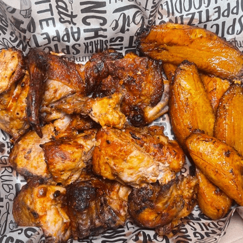Whole grilled chicken