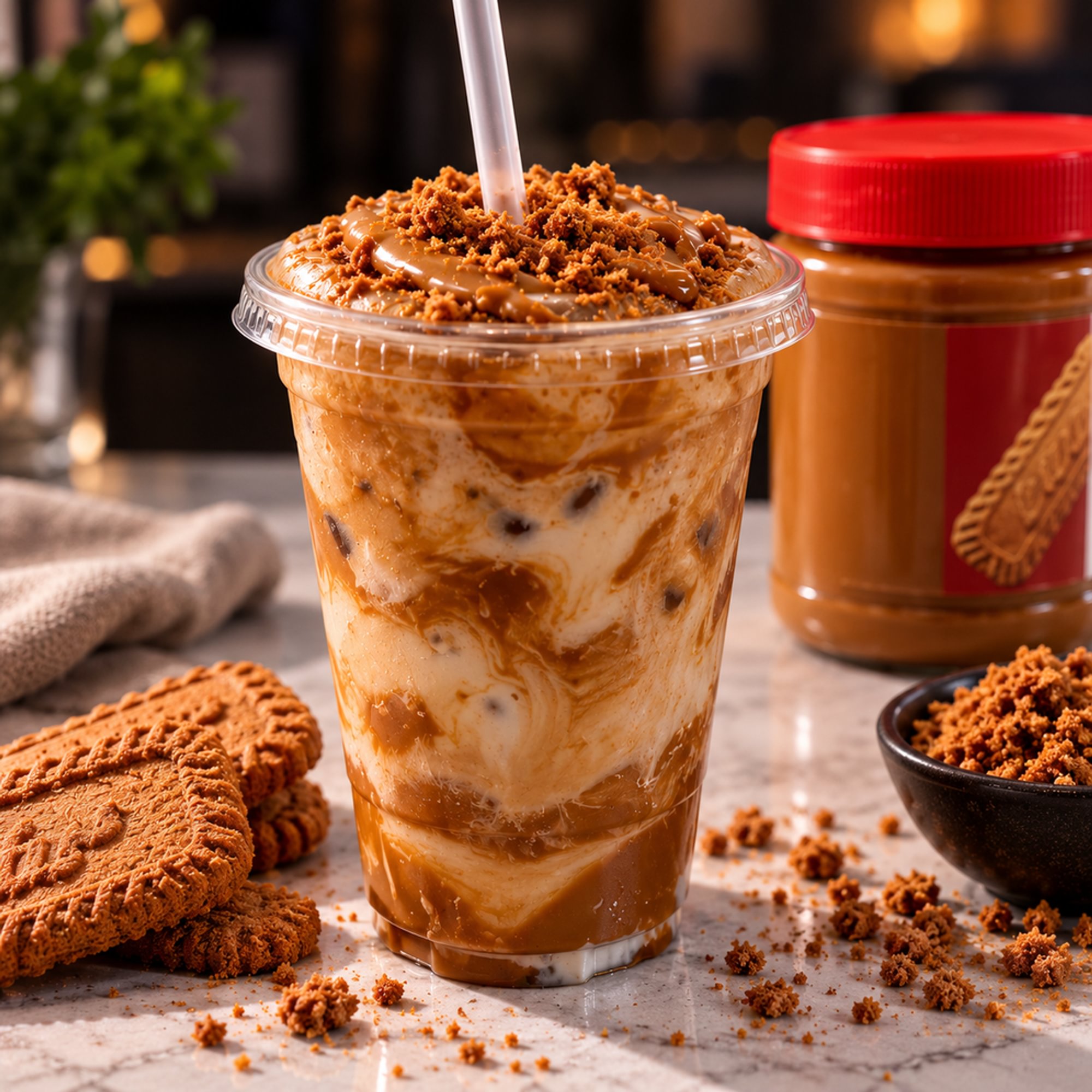 Biscoff Cookie Butter Latte