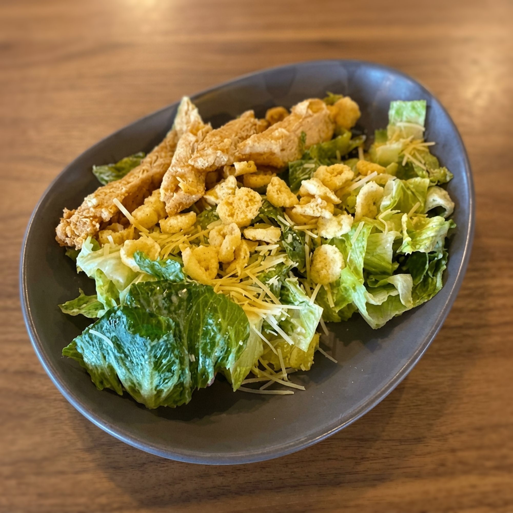 Crispy Chicken Caesar Salad