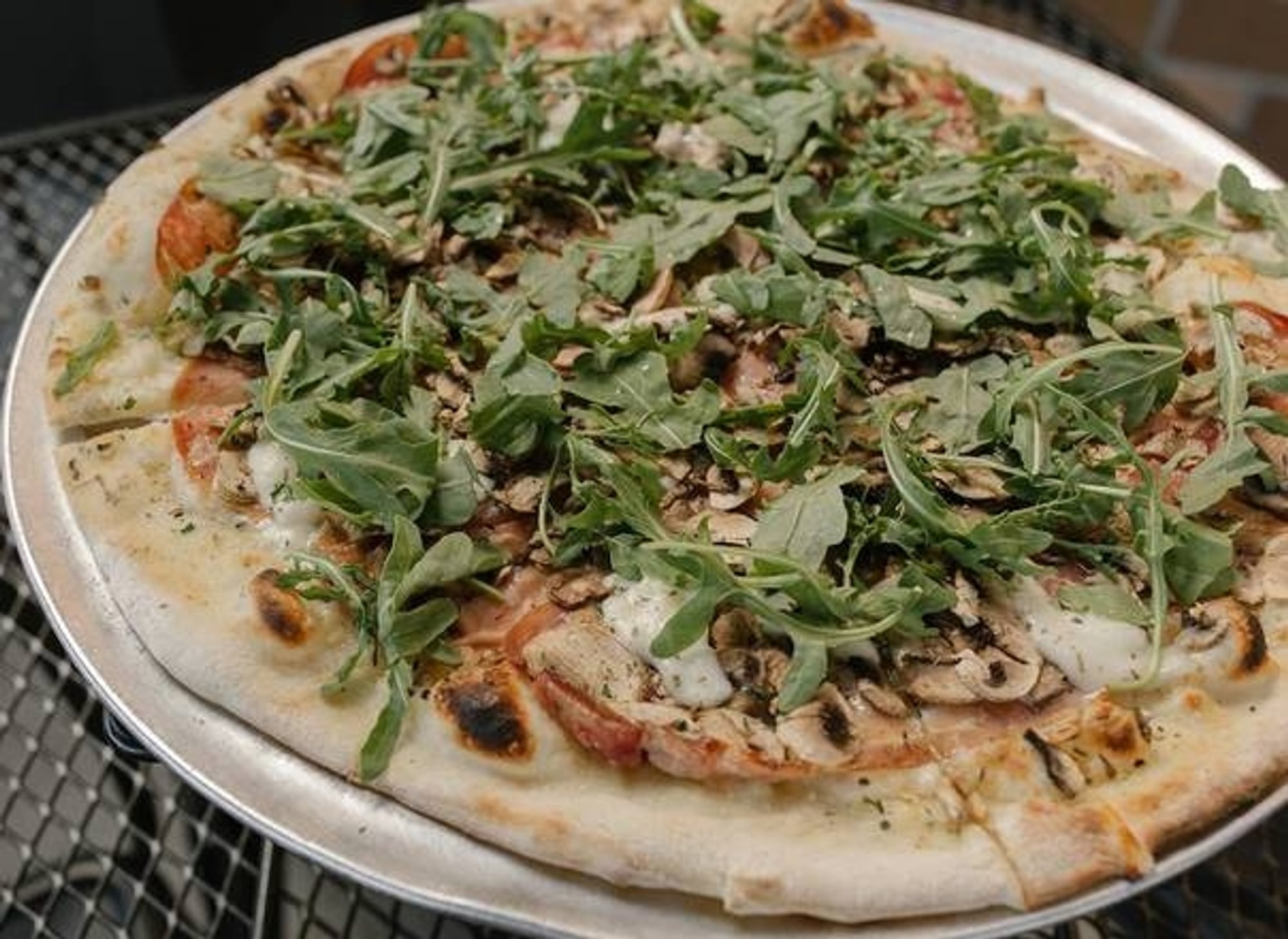 Prosciutto Arugula Pizza