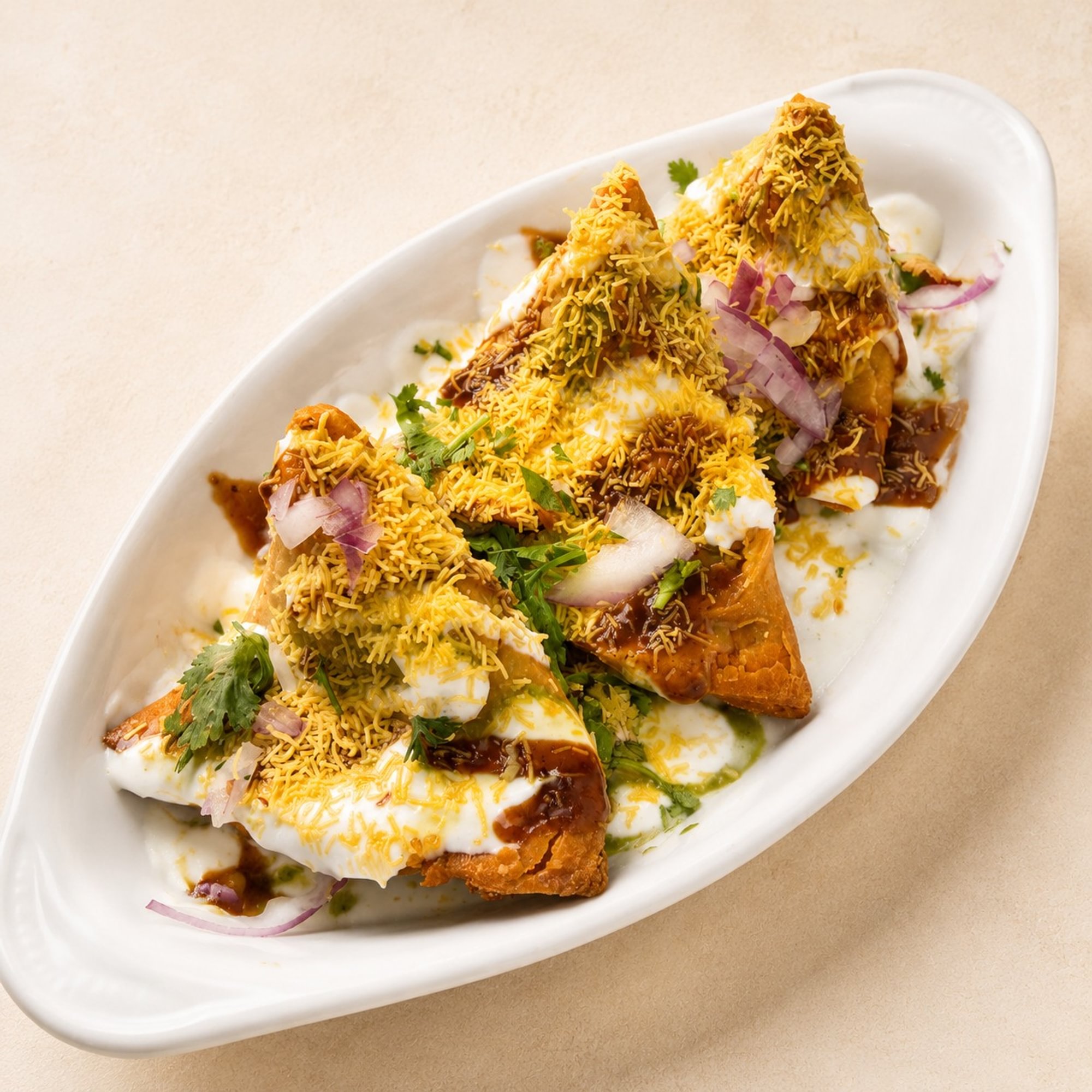Chatpata Samosa Chaat