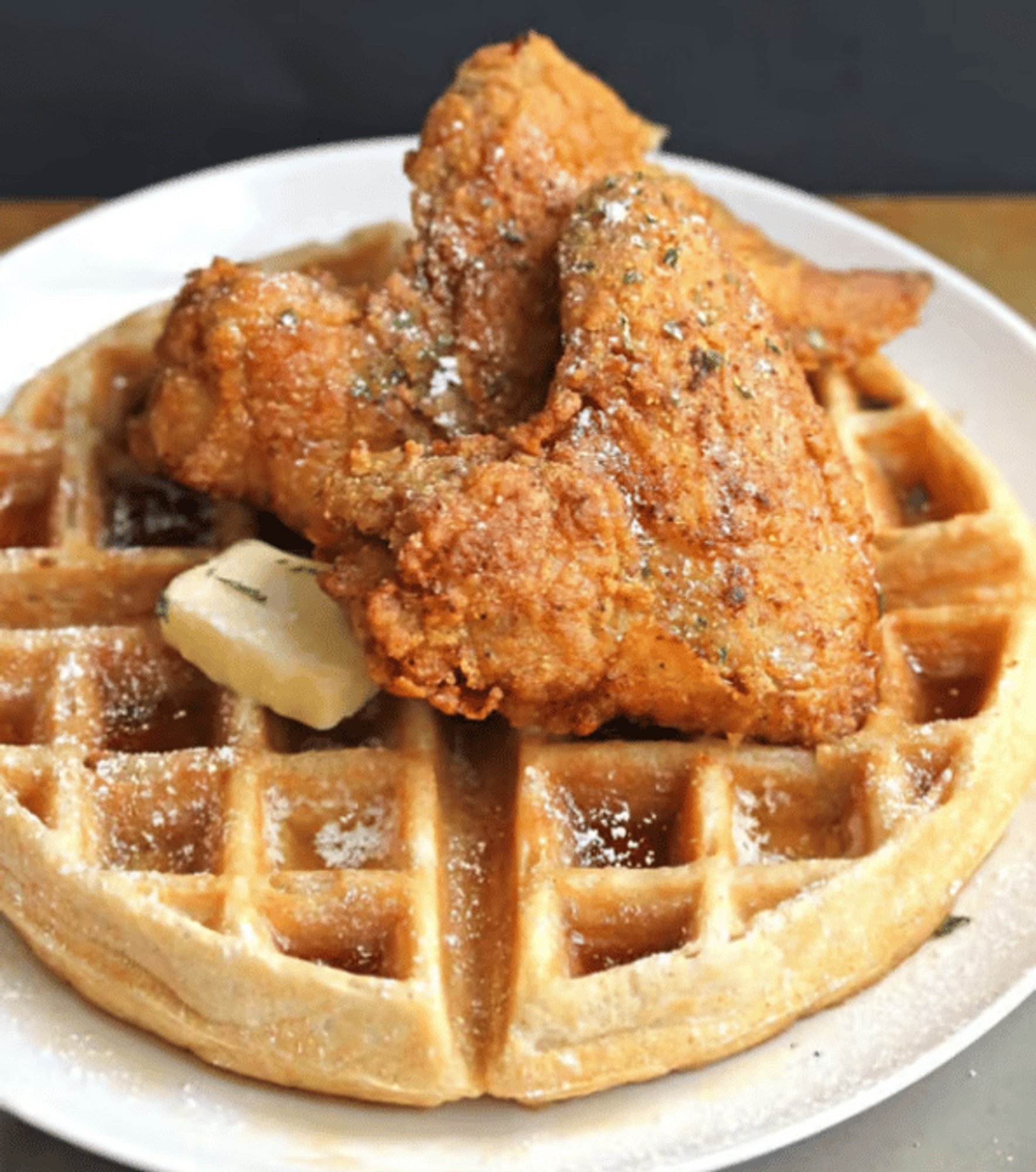 Wings + Waffle