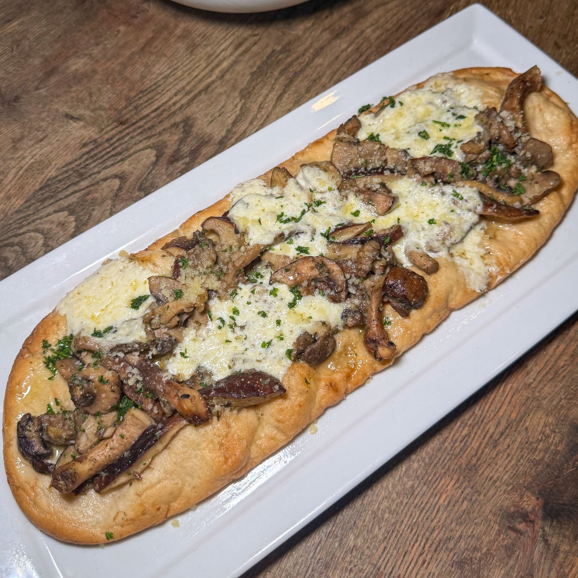 Wild Mushroom Truffle Flatbread