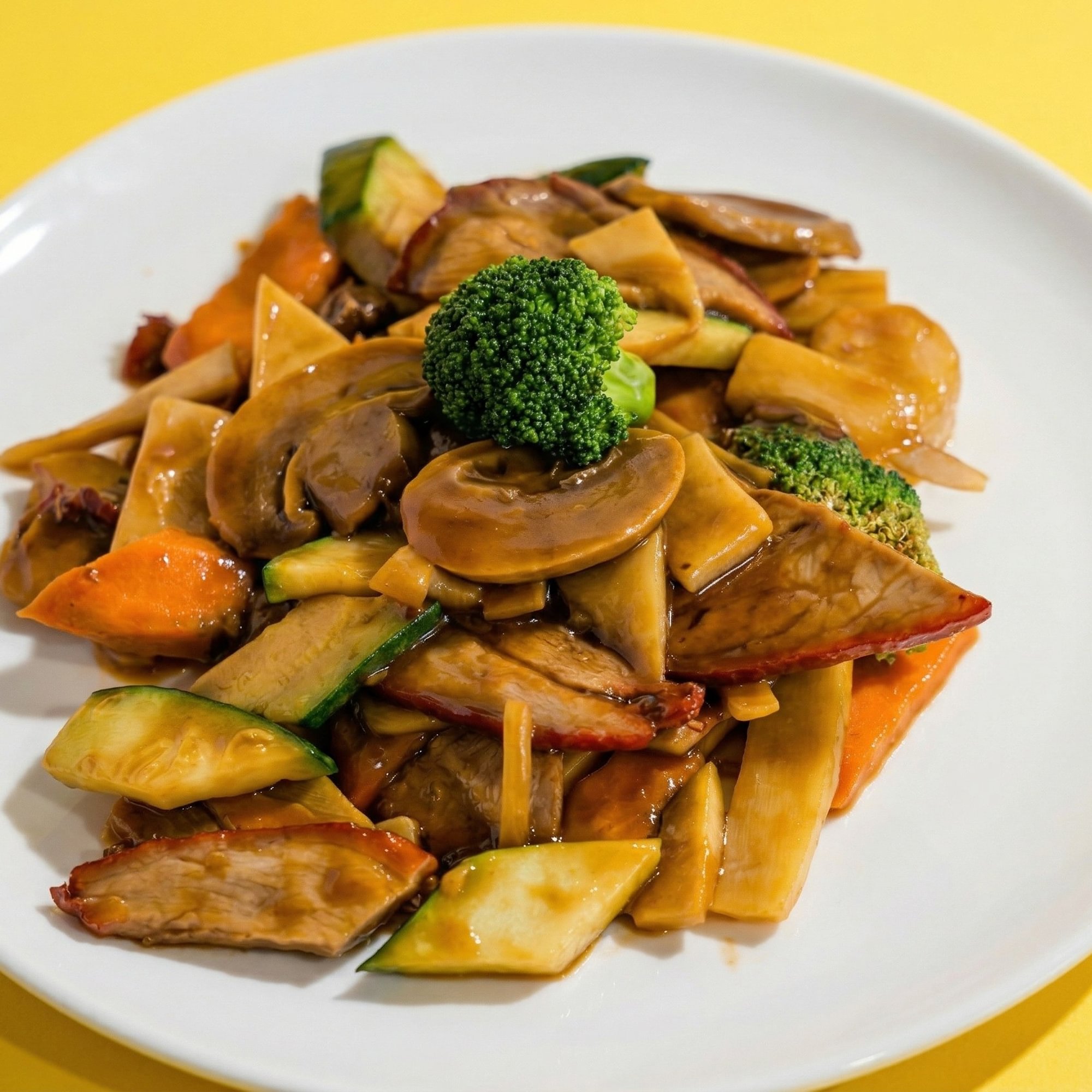 Roast Pork with Mixed Vegetables