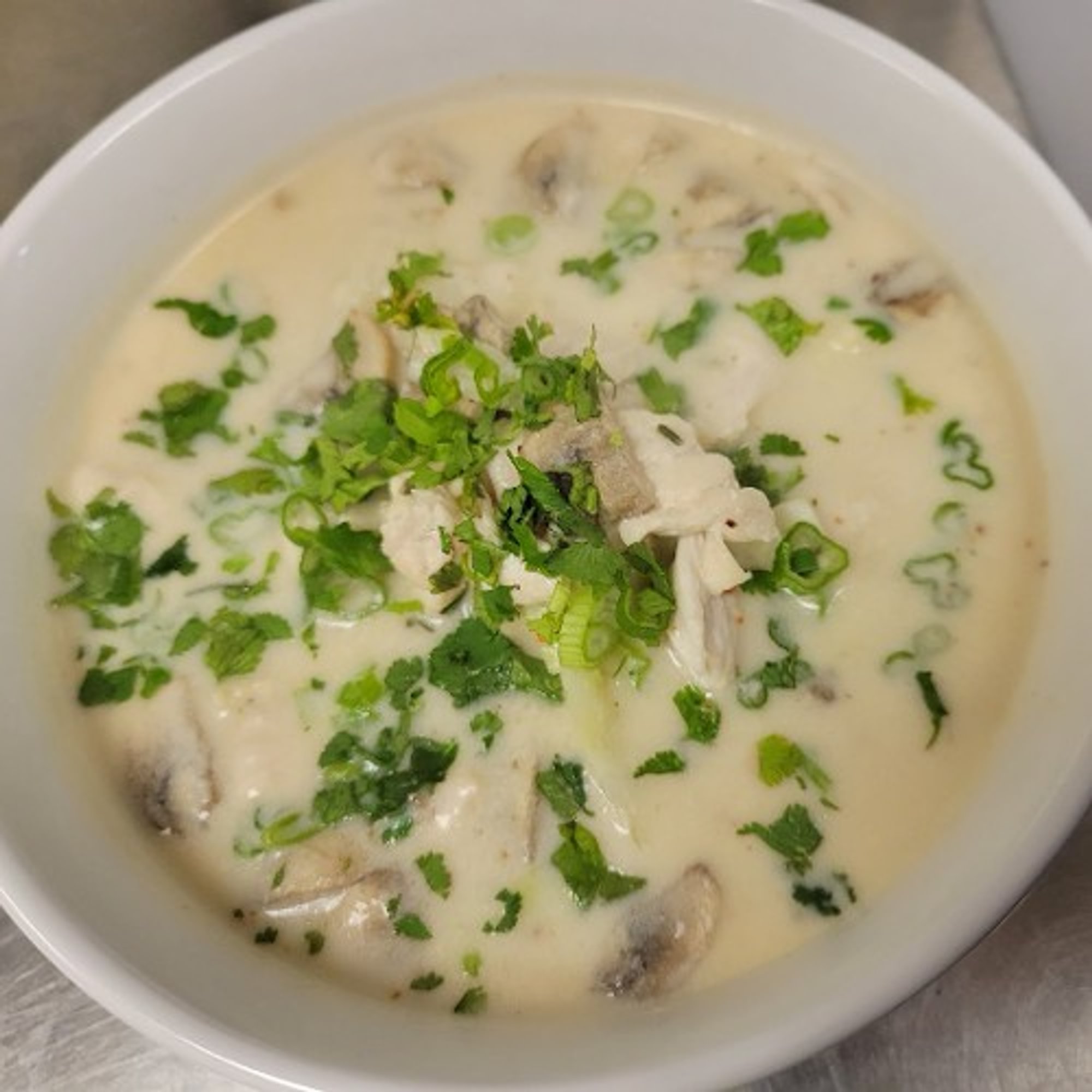 Tom Kha Gai (Chicken in Coconut Milk)