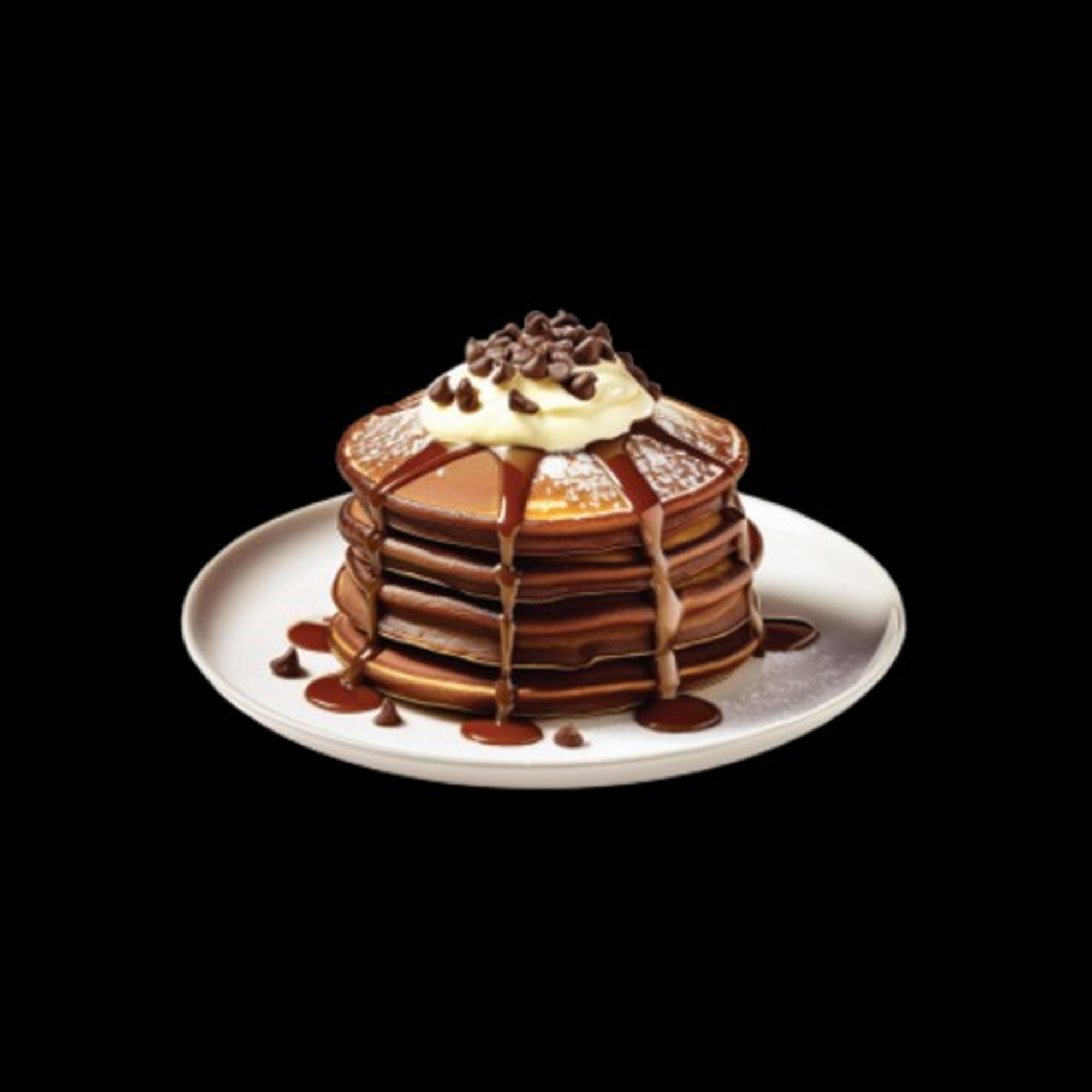 Chocolate Blackout Pancakes