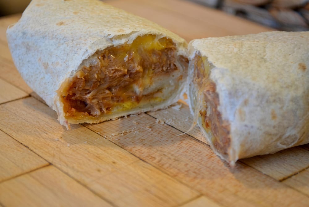 Bean and Egg Burrito
