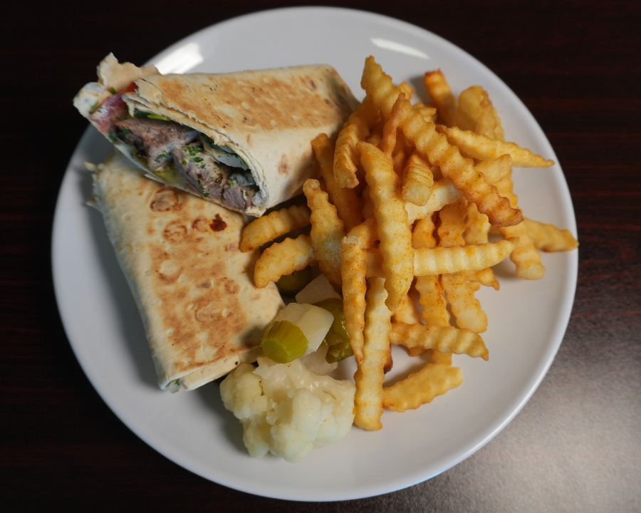 Lamb Tikka Wrap Combo