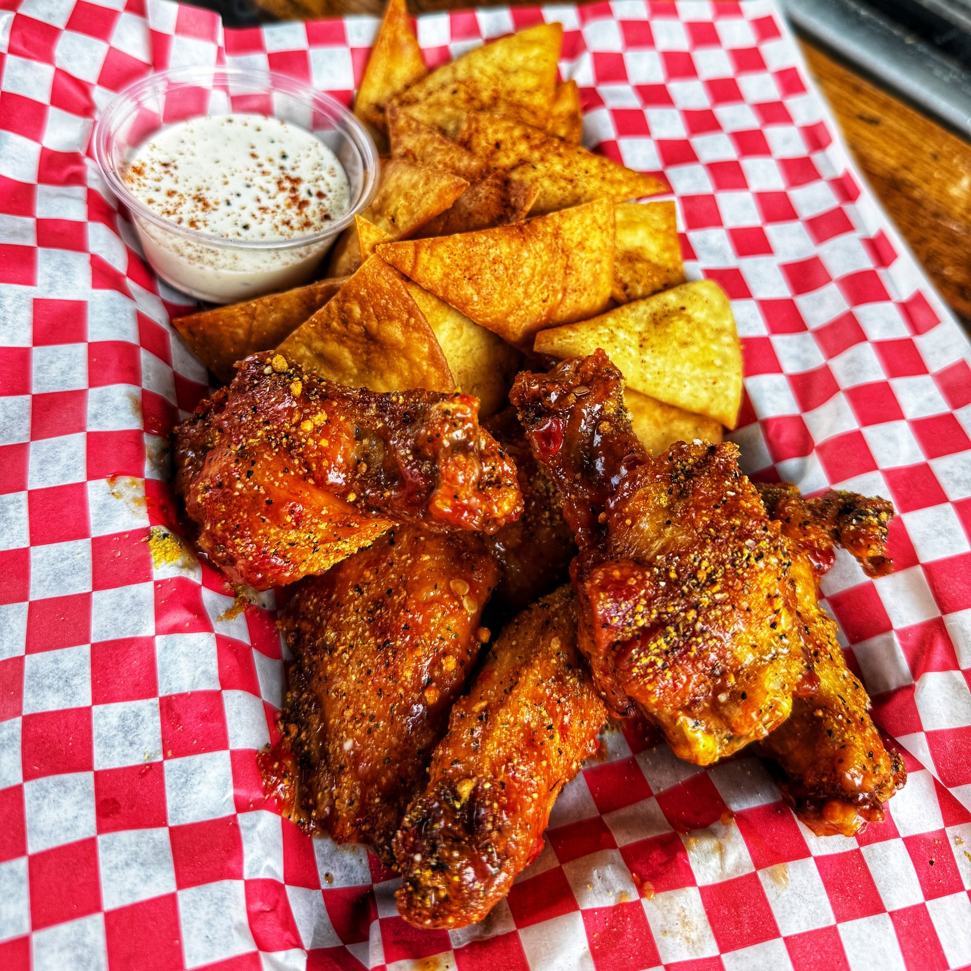 6 Chicken Wings (Thai Chili Lemon Pepper)