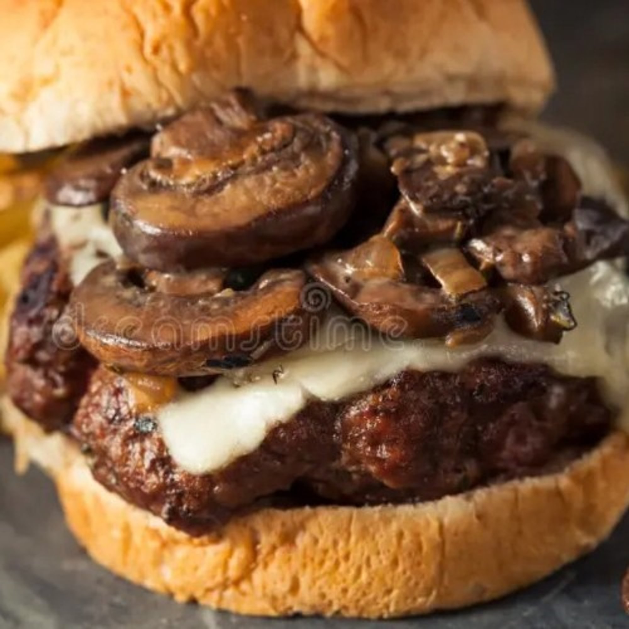 Swiss Mushroom Burger
