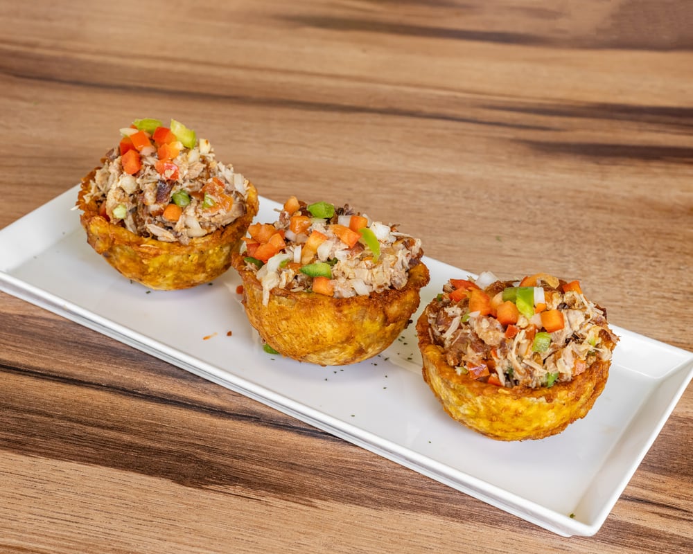 Jacmel stuffed plantains