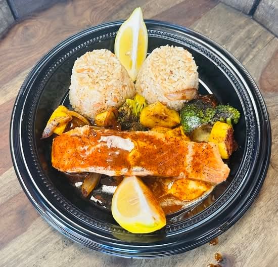 From the Grill Salmon Hibachi Bowl