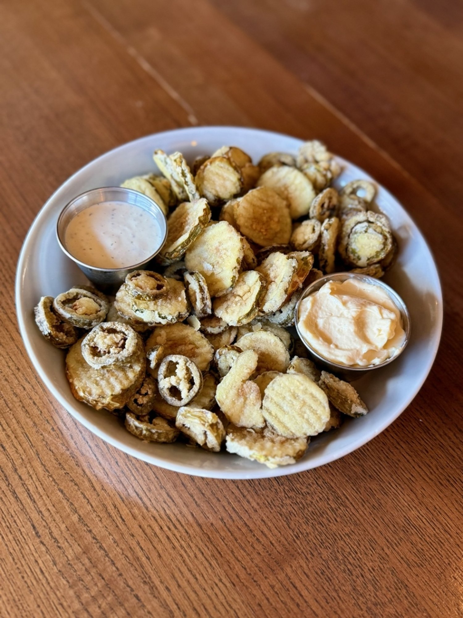 Fried Pickles and Jalapenos