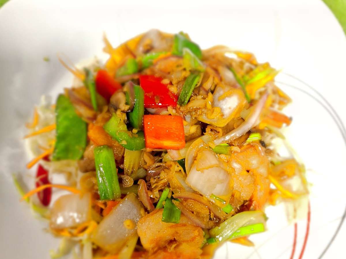 A2 Pepper Lemongrass Shrimp Dinner