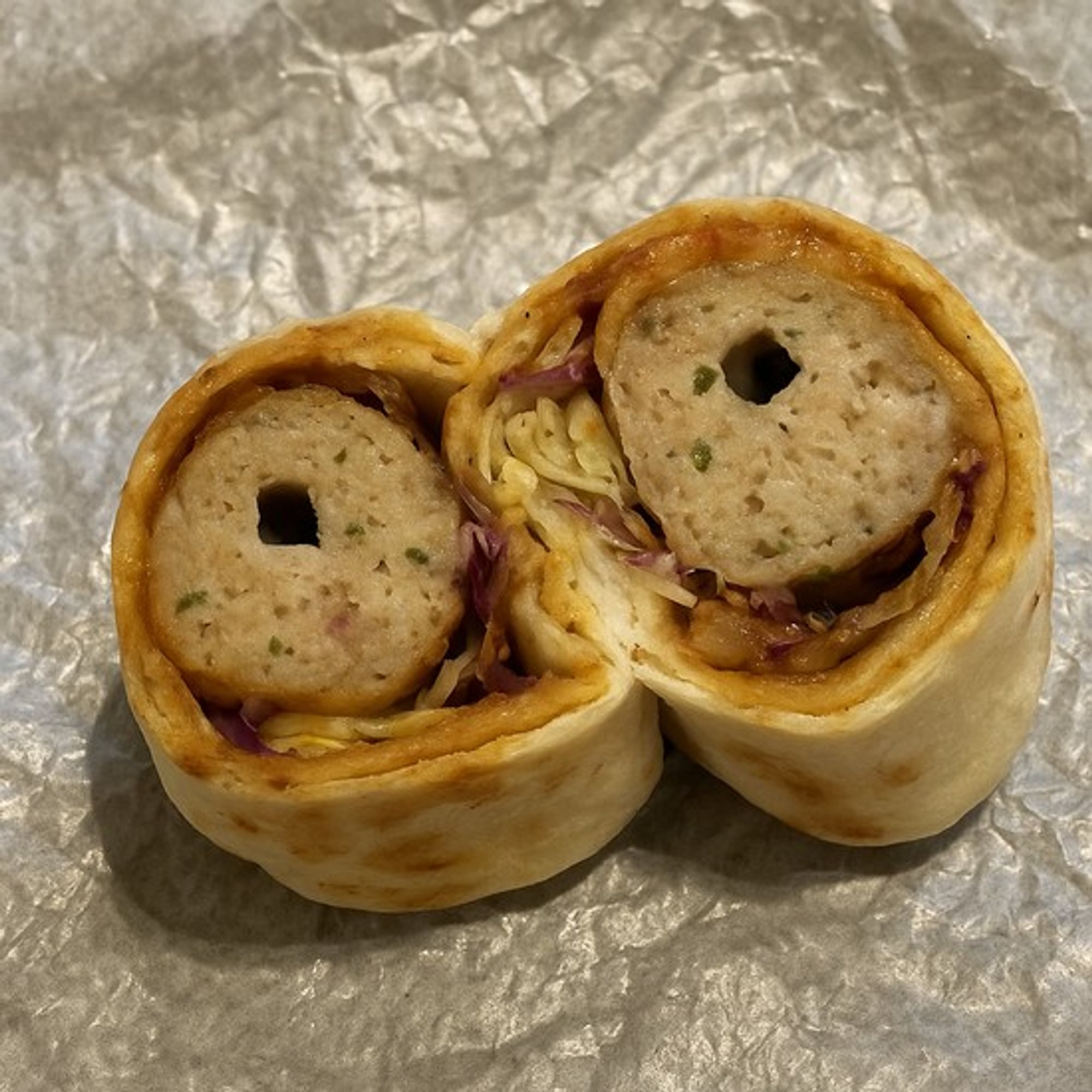 Chicken Kebab Kathi Roll