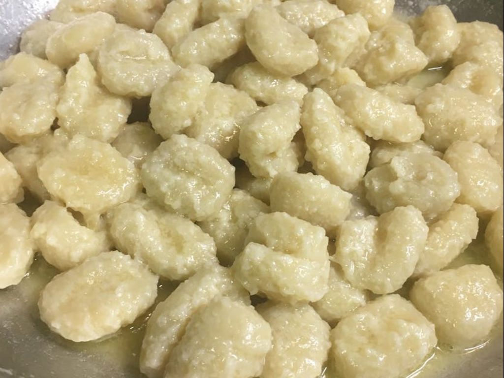 Potato Gnocchi in Butter Parm Sauce