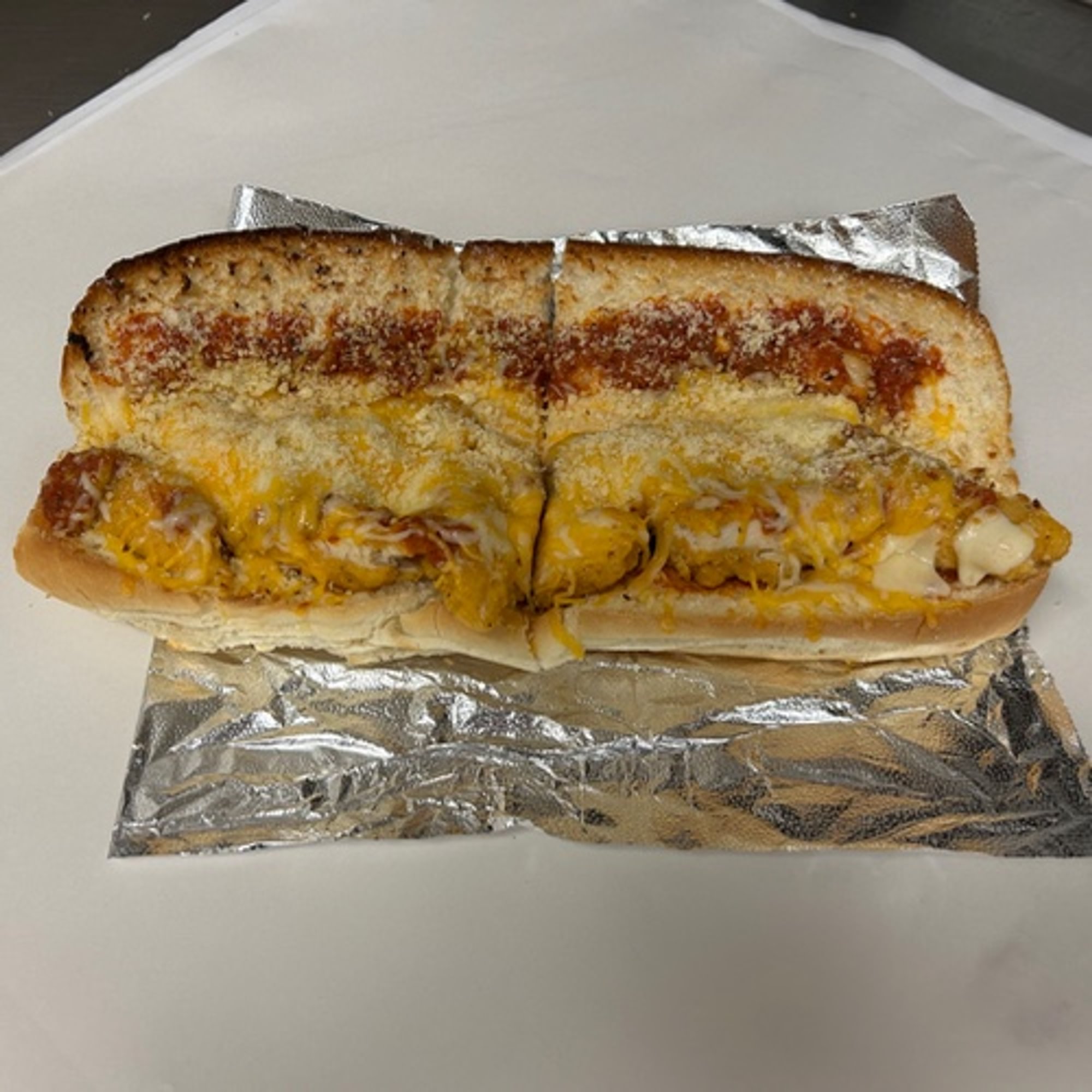 #26 Whole Chicken Parmesan Sub.