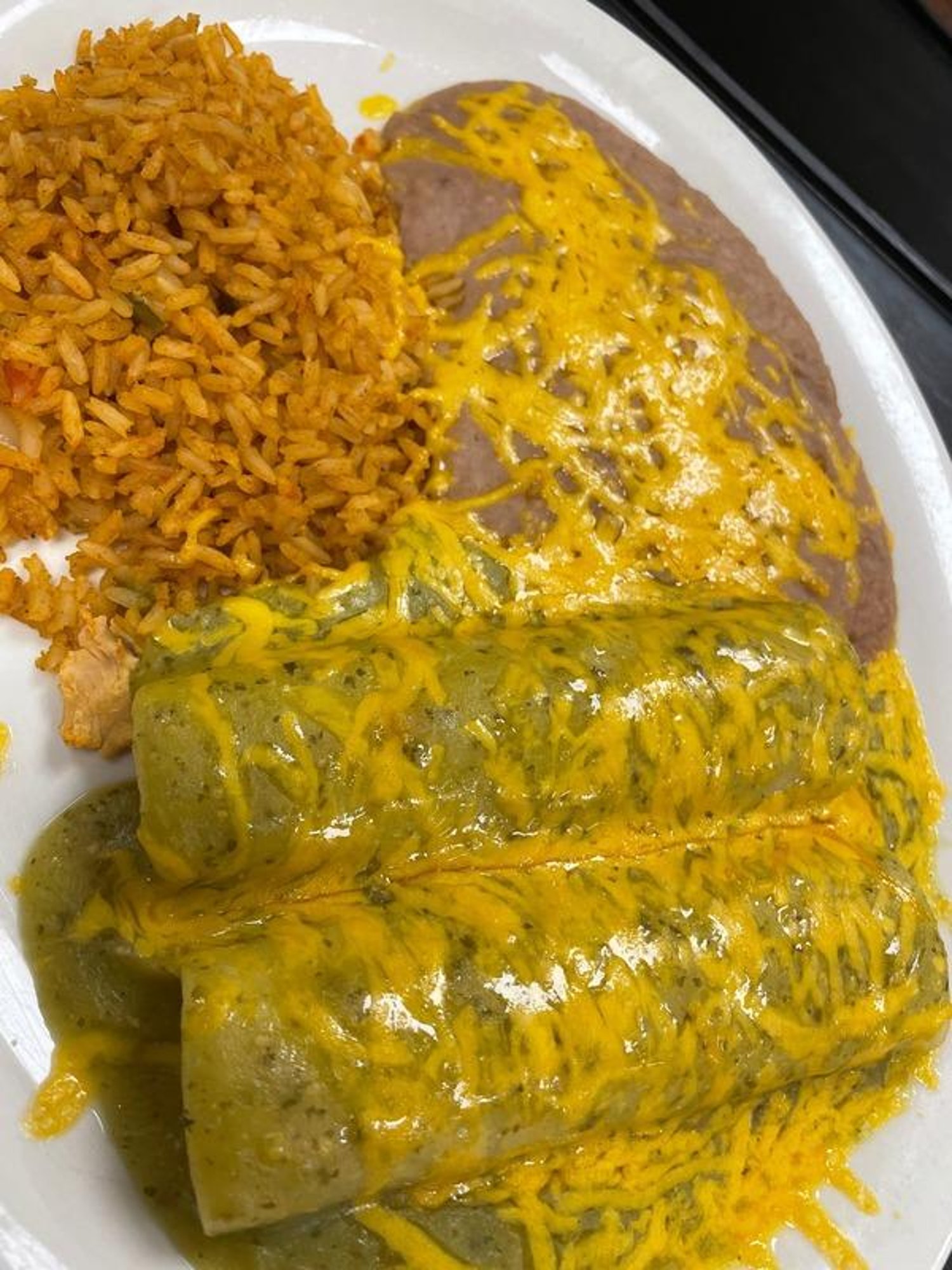 Green Chicken Enchiladas