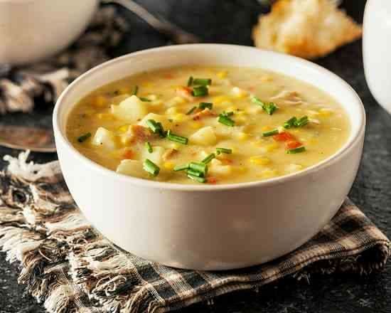 Sweet Corn Chicken Soup