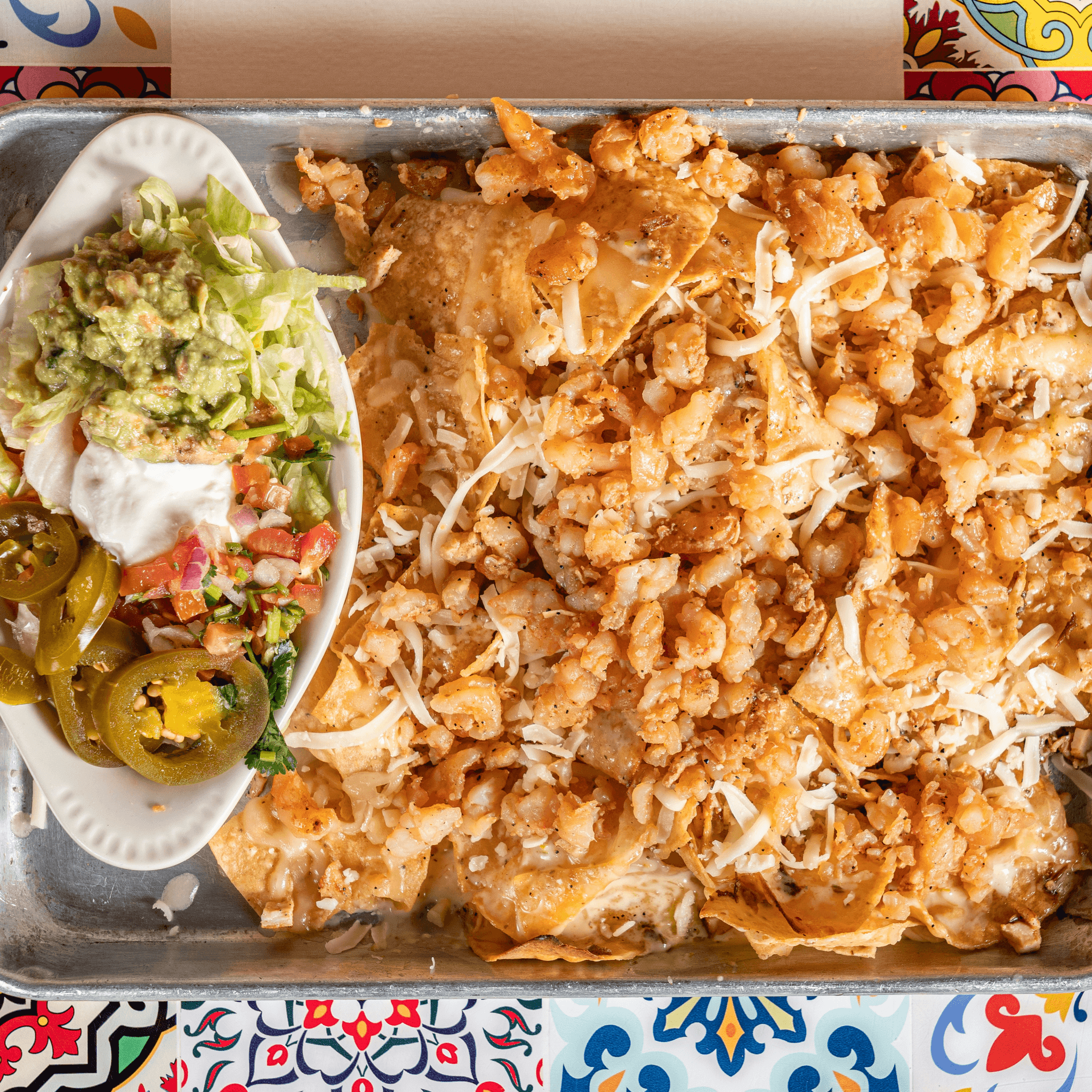 Nachos De Camarones