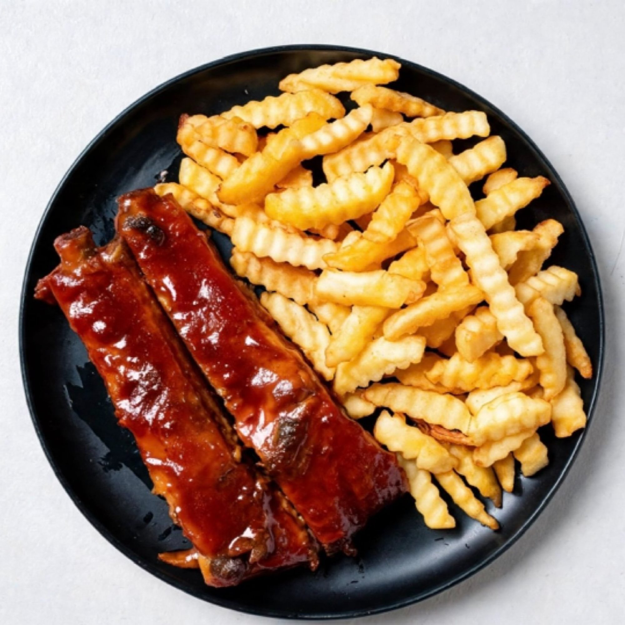 BBQ Pork Ribs & Fries
