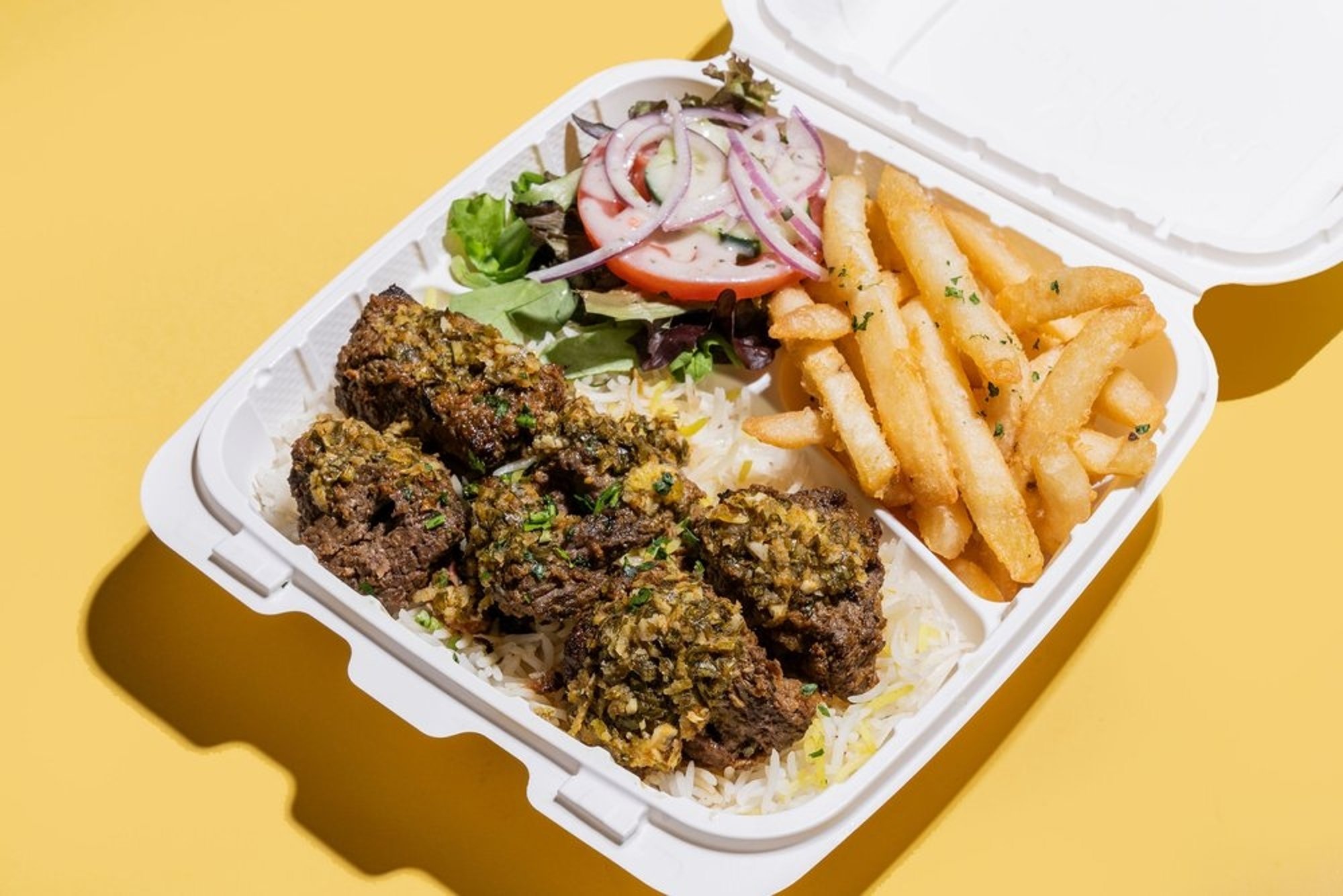 5. Steak Kabob Platter