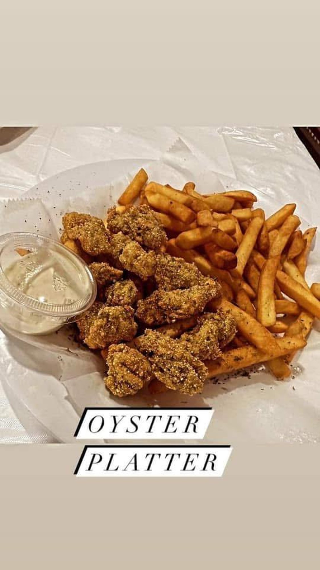 oyster platter