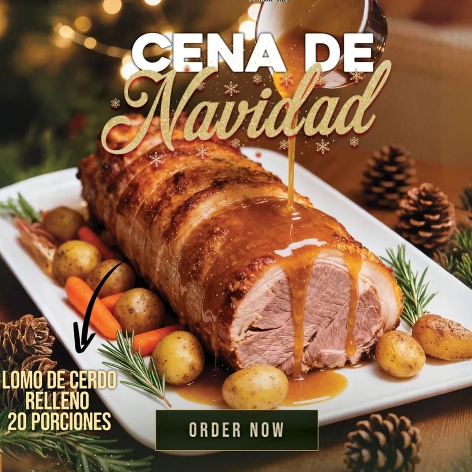 Lomo de Cerdo Relleno (20 porciones)