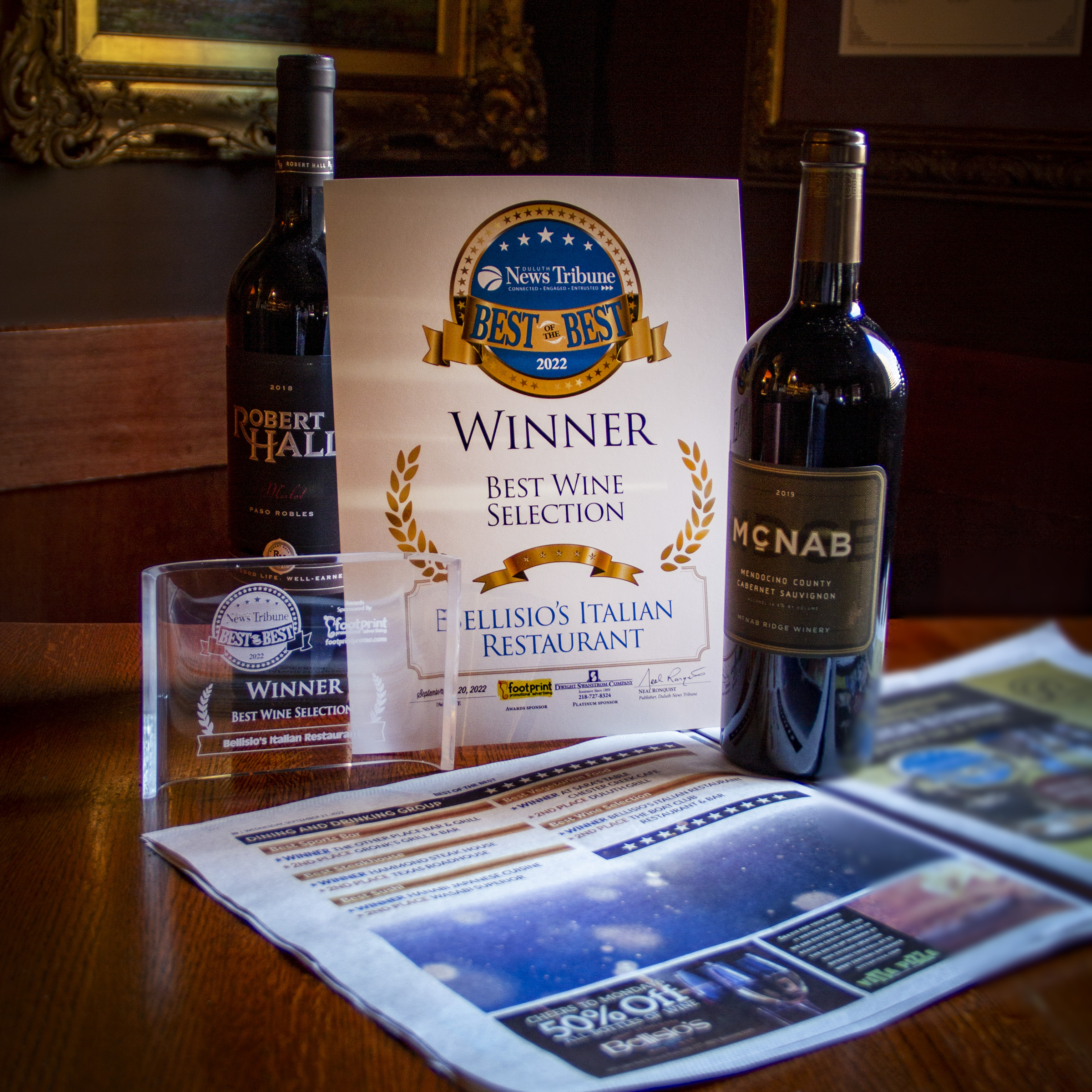 Bellisio’s Italian Restaurant and Wine Bar Image