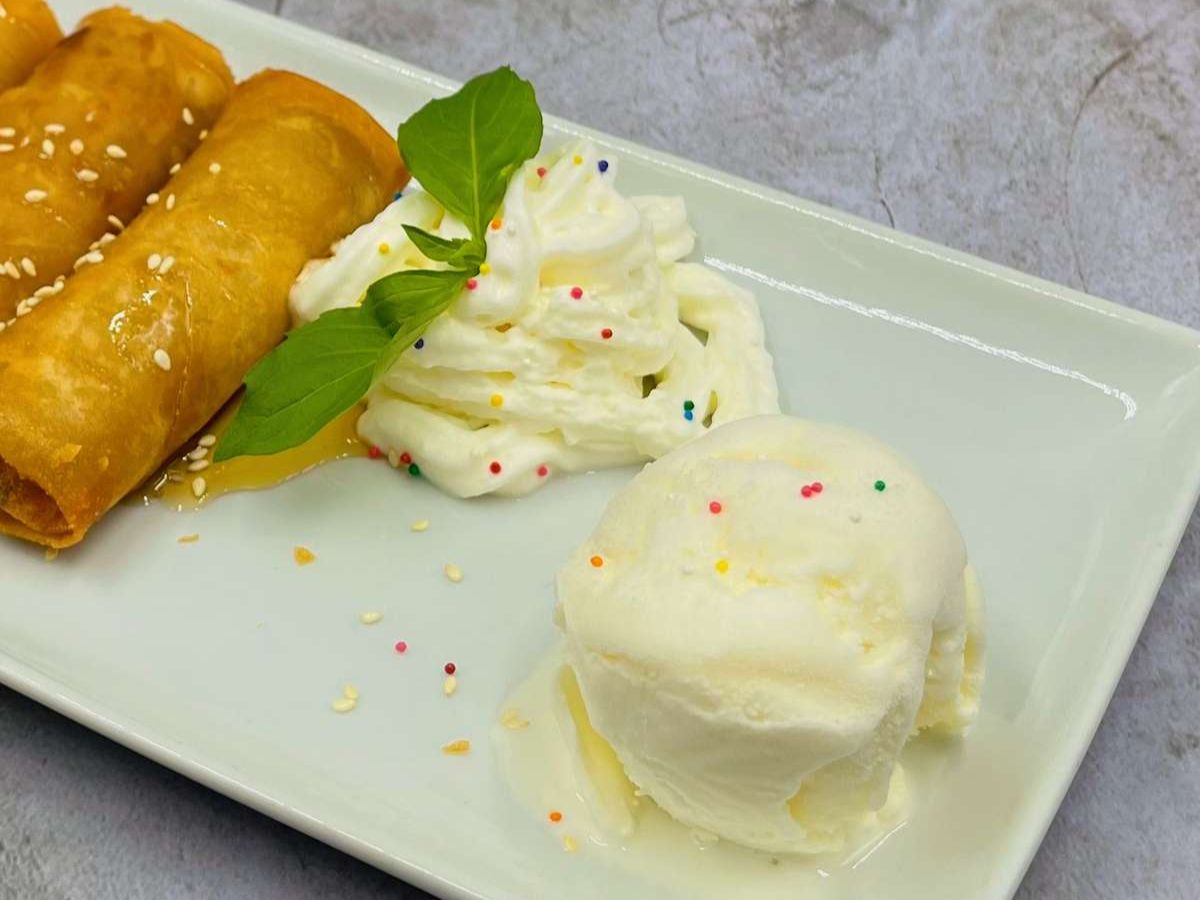 Fried Banana W/ Honey