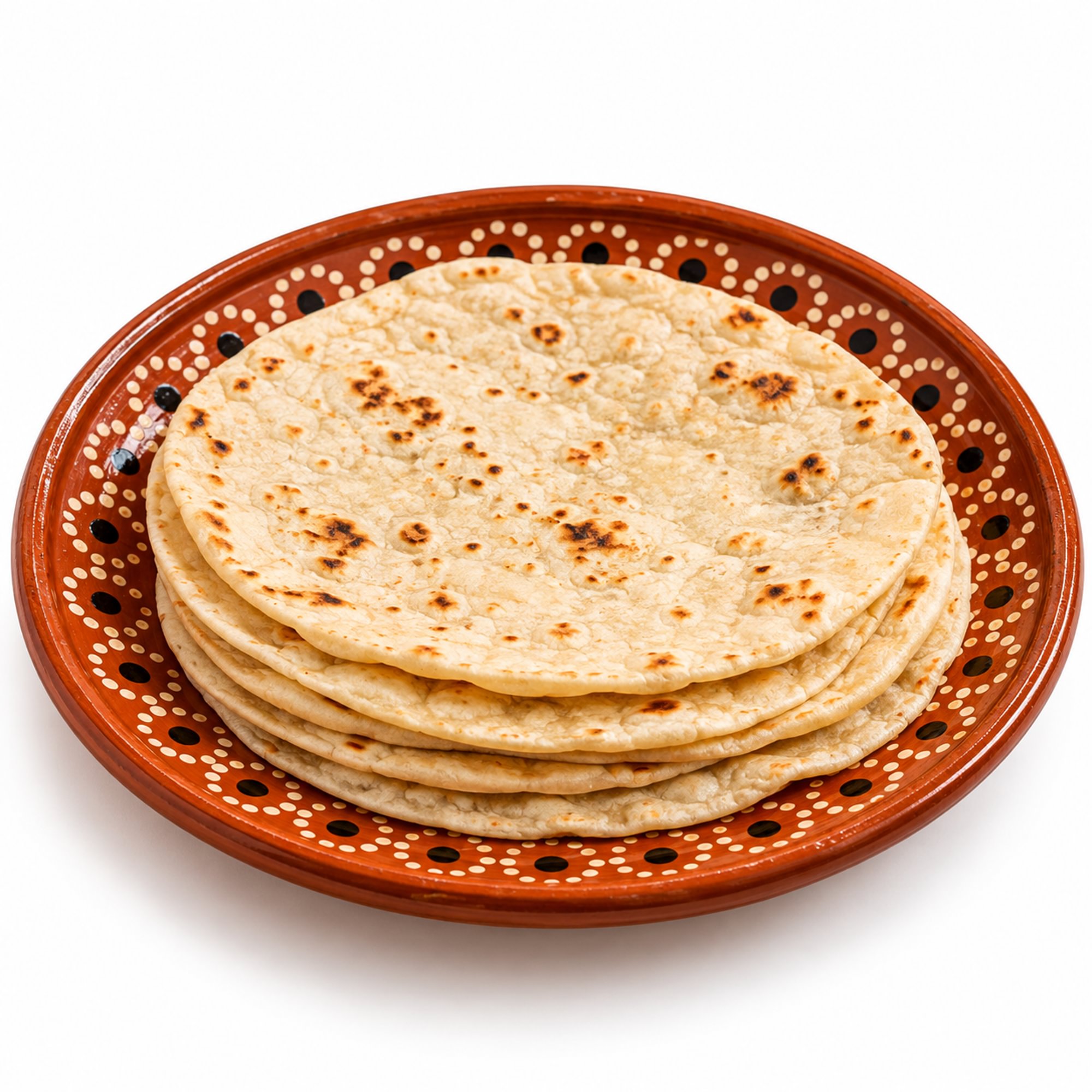 Side of flour or corn tortillas.