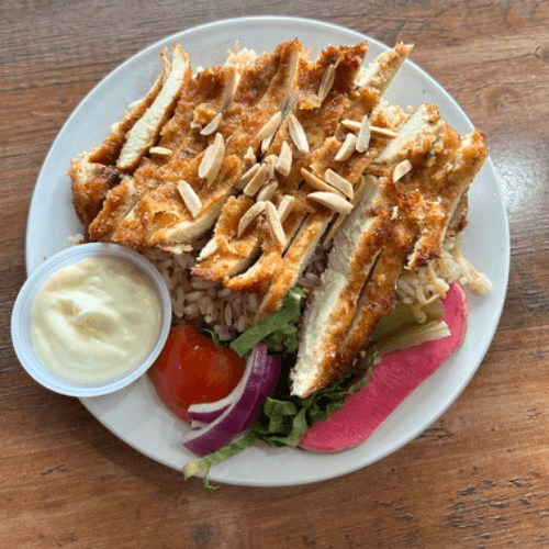 Chicken Cream Chop with Rice