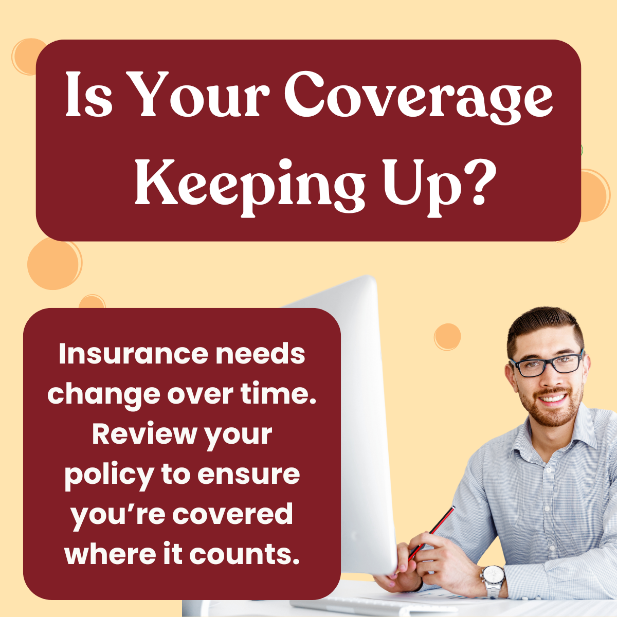 Have questions about your coverage? We’re here to help! Call or stop by our office in Baltimore to go over your insurance options today.