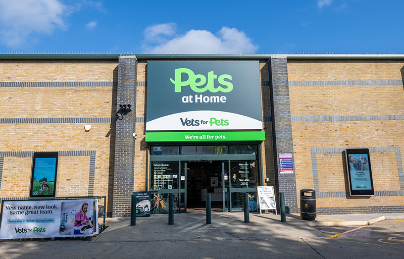 Front of the location
