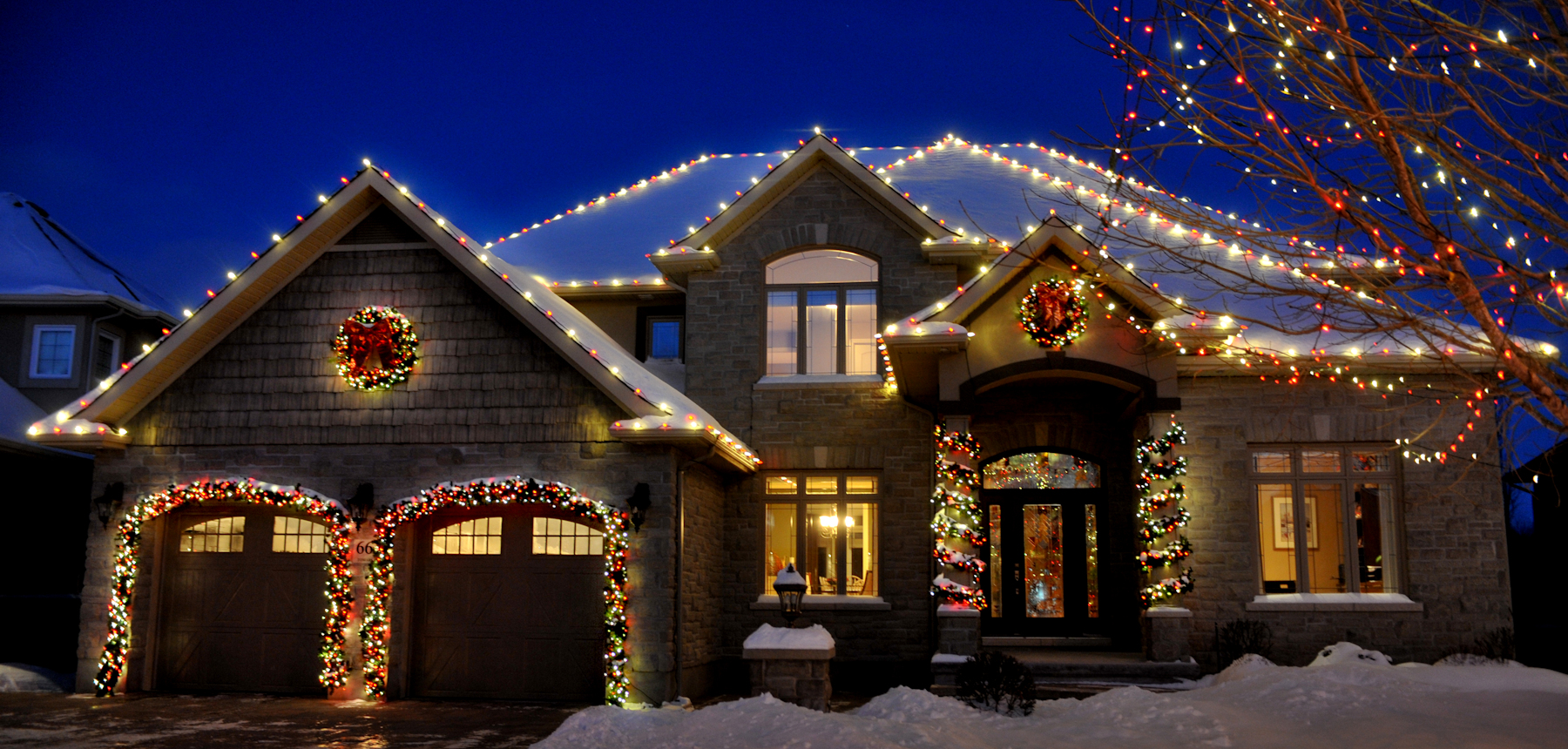 Holiday Lighting Installation