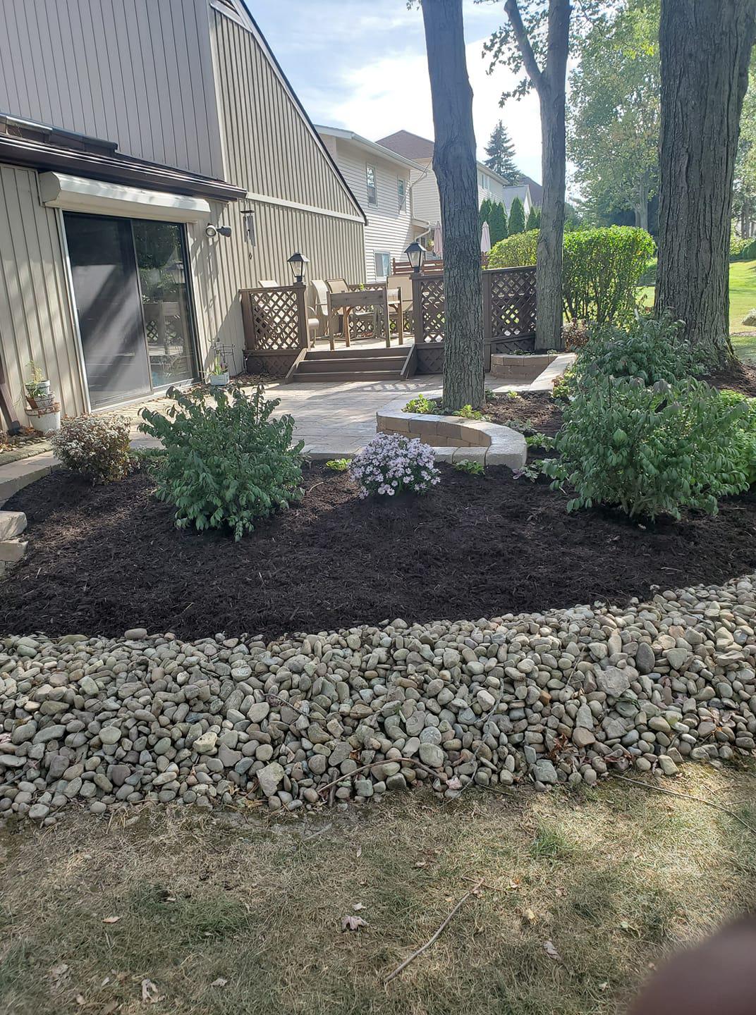 A one-stop source for all your landscaping needs, Sherman & Sons Lawn Care enhances your home or business, all while being a good steward of the land.
It’s our passion and way of life. Whether lawn installation for new homes or renovating an existing landscape, we create sustainable landscapes that will provide color and interest year-round.
Our degreed horticulturists work with clients to design stunning landscapes that will look good every season and for years to come. Combining a mix of old-school sketches and modern 3-D renderings, you will see all the possibilities.
If you are looking to extend your living space outdoors, we install hardscapes, from paver patios and wood decks, to outdoor fireplaces and water fountains.