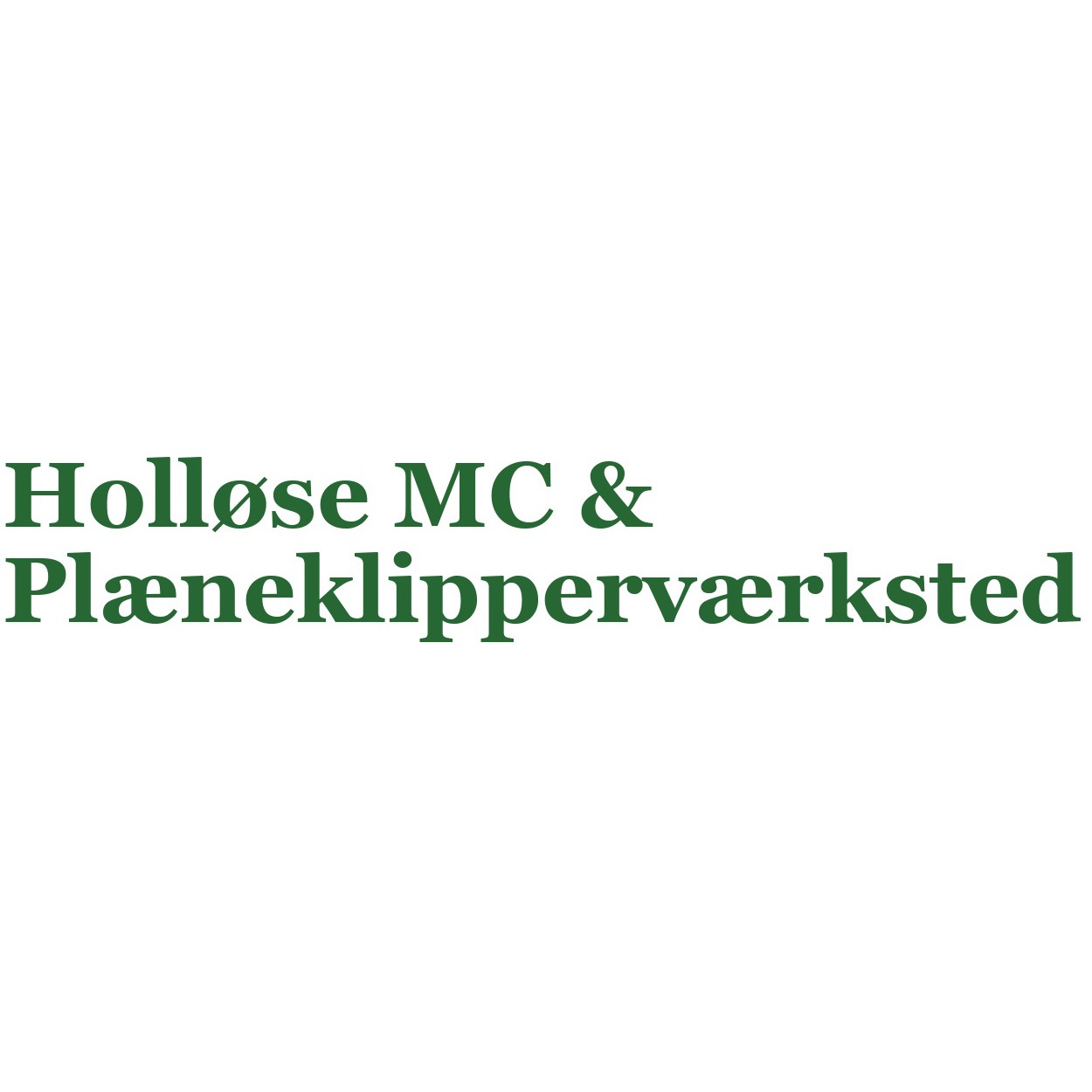Holløse MC og Plæneklipperværksted Logo