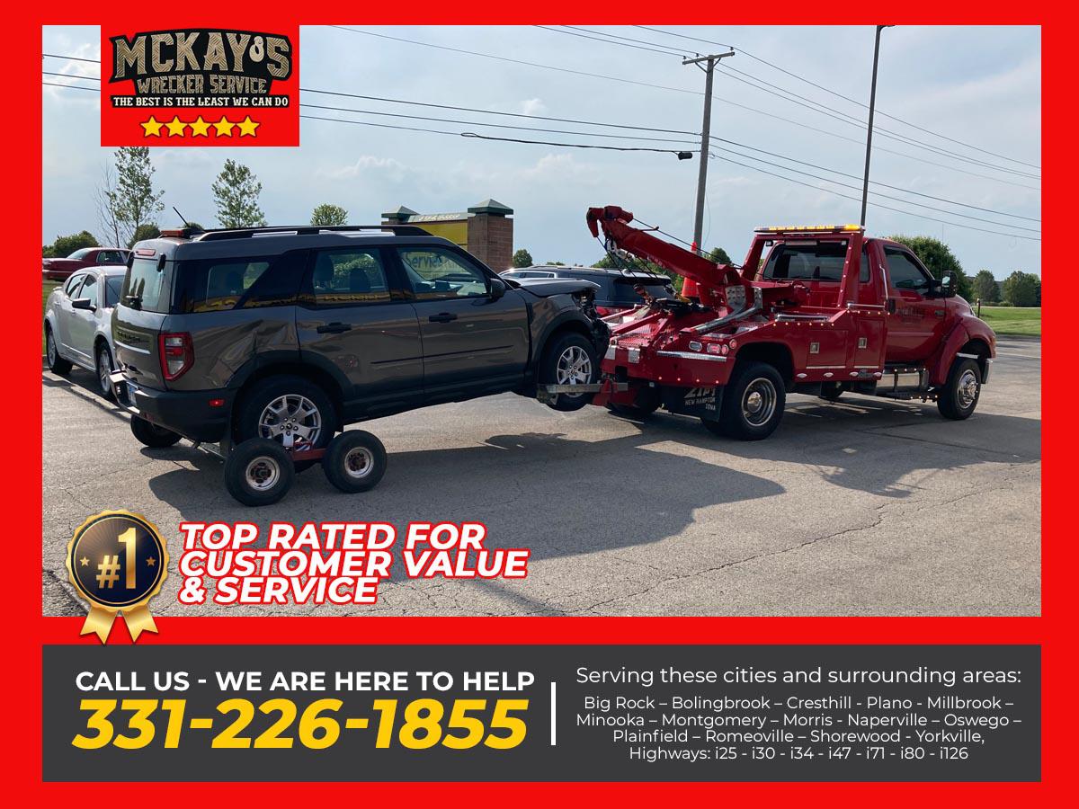 Quick & Reliable Towing. Call us at 331-226-1855