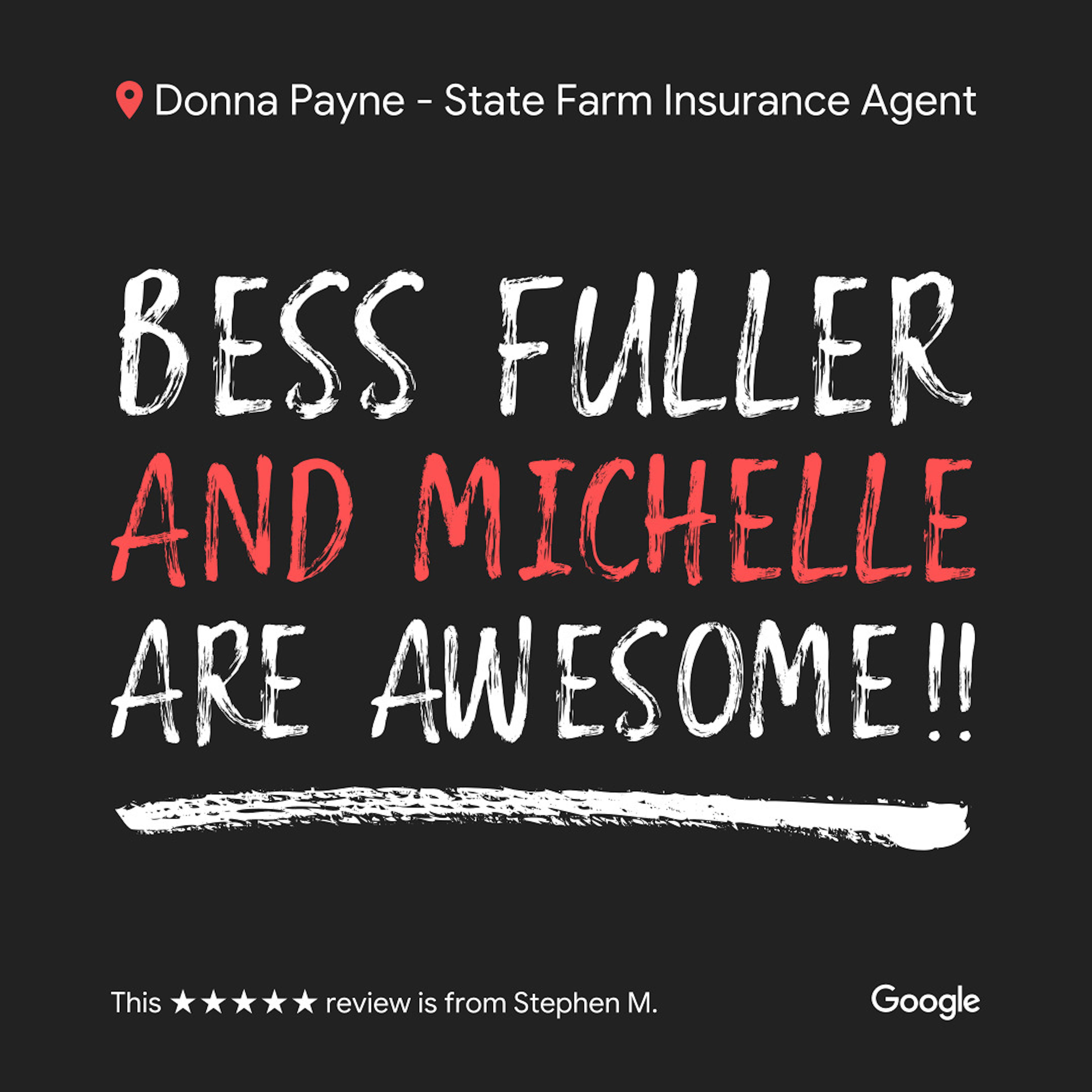 Thank you for the wonderful review, Stephen! Bess and Michelle are fantastic assets to our team, and we’re happy to hear they've been able to take care of you!