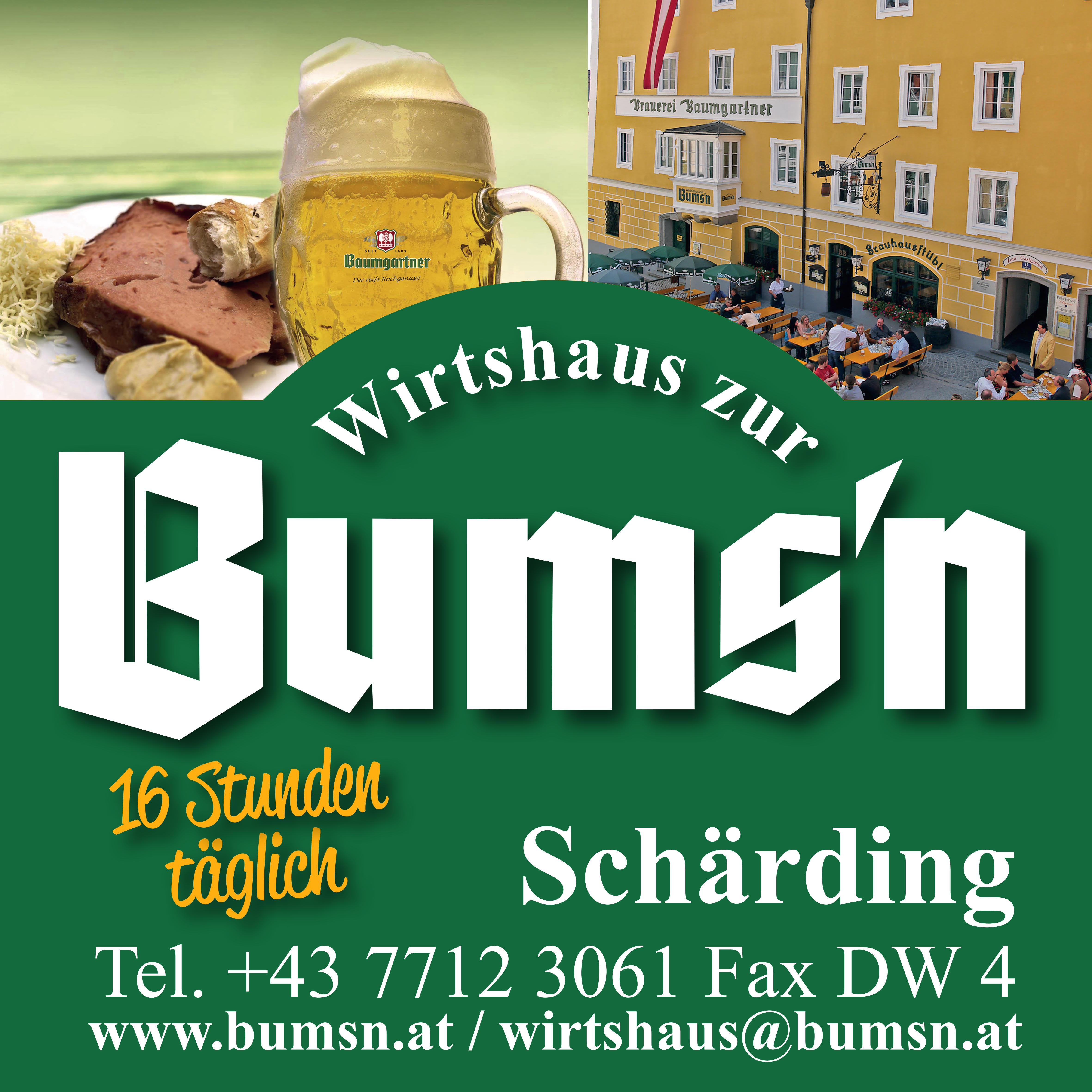 Wirtshaus zur Bums'n - Unger "Bums'n" GmbH Logo