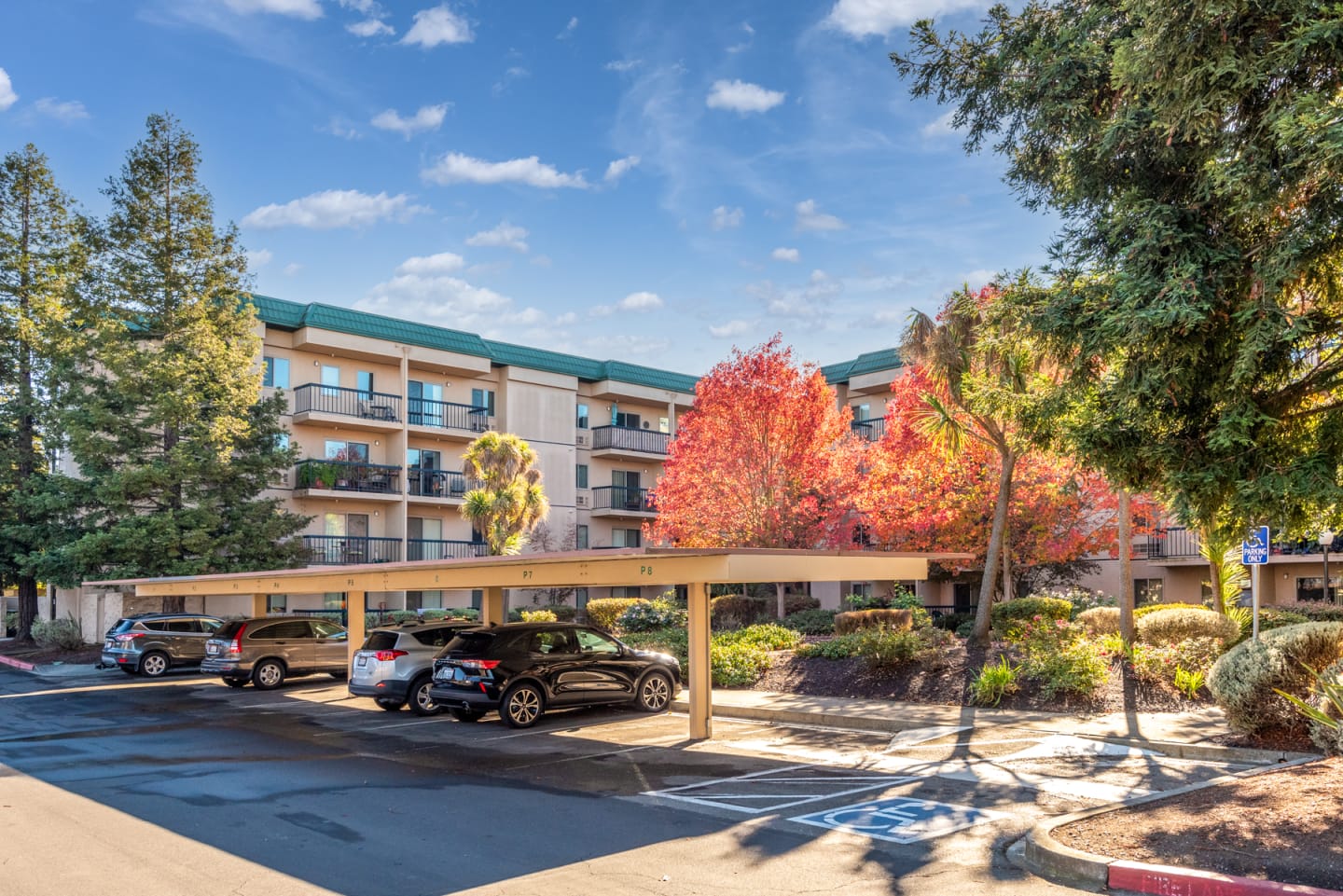 Parking at Altamont Apartments in Rohnert Park, CA 94928