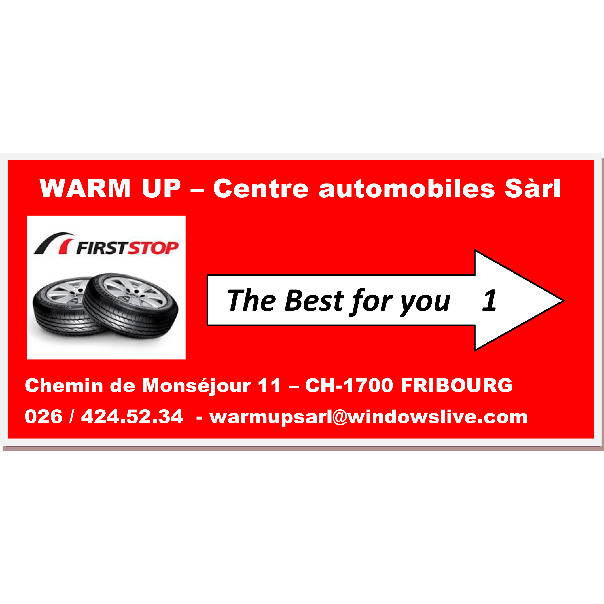 WARM UP Centre automobiles Emery P. - Auto Repair Shop - Fribourg - 026 424 52 34 Switzerland | ShowMeLocal.com