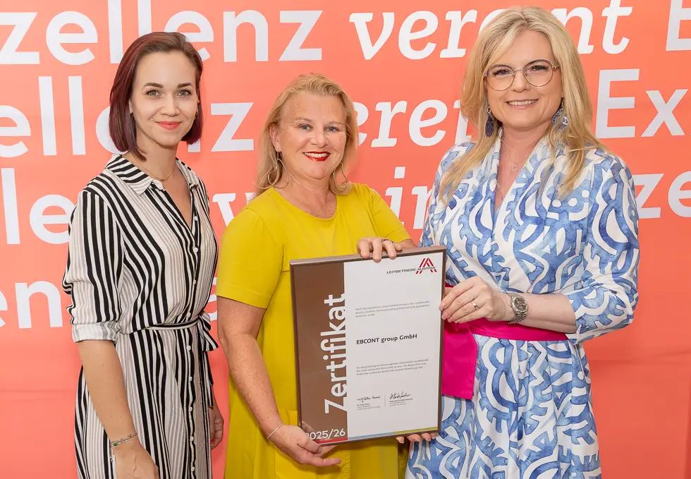 Bild zu EBCONT als Leitbetrieb Austria rezertifiziert