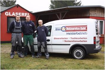 Glas & Holzservice Kuhl, Rosenweg 3 in Züssow