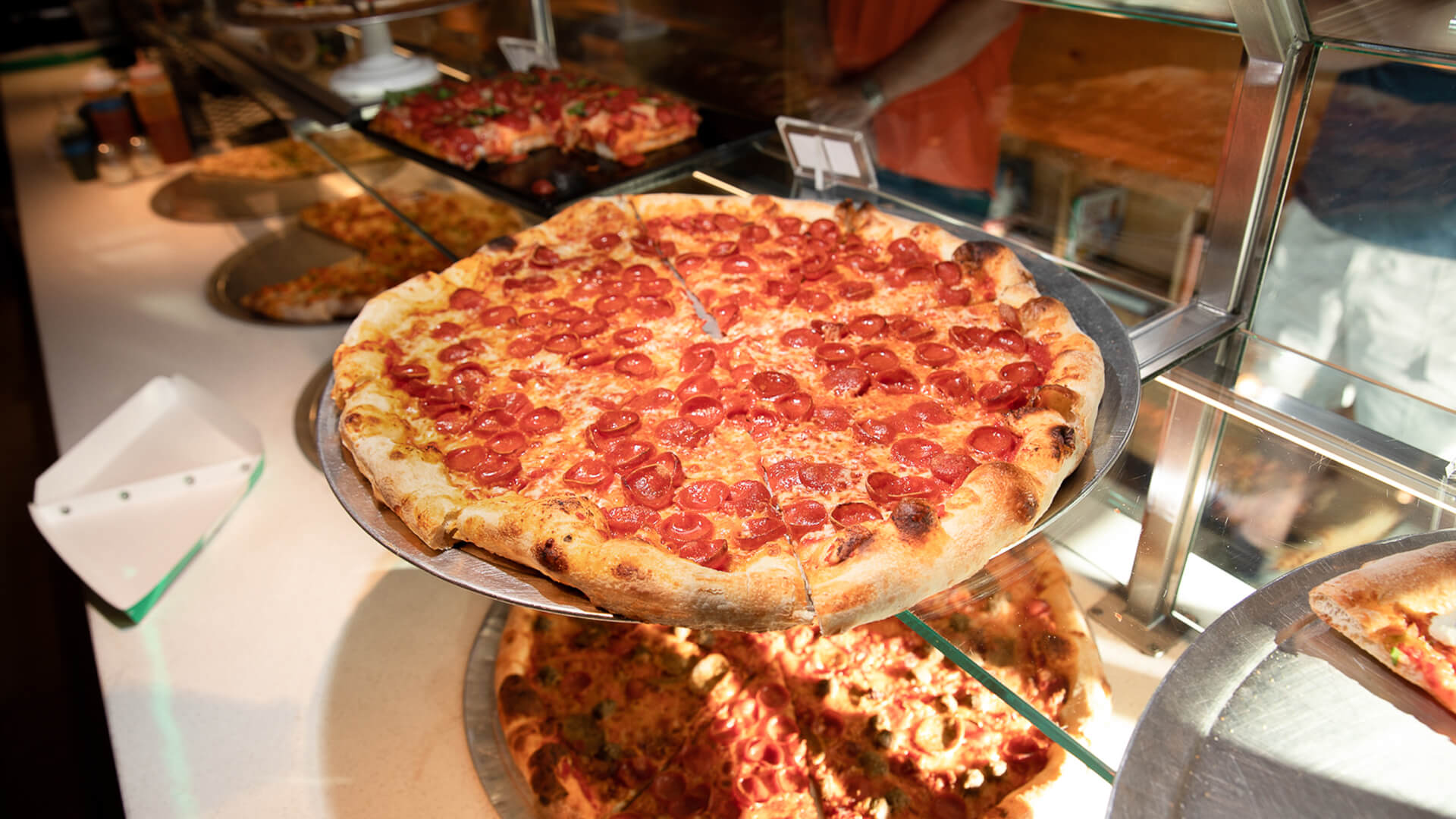 Pepperoni Pizza at PizzaCake by Buddy Valastro at Harrah's Las Vegas 