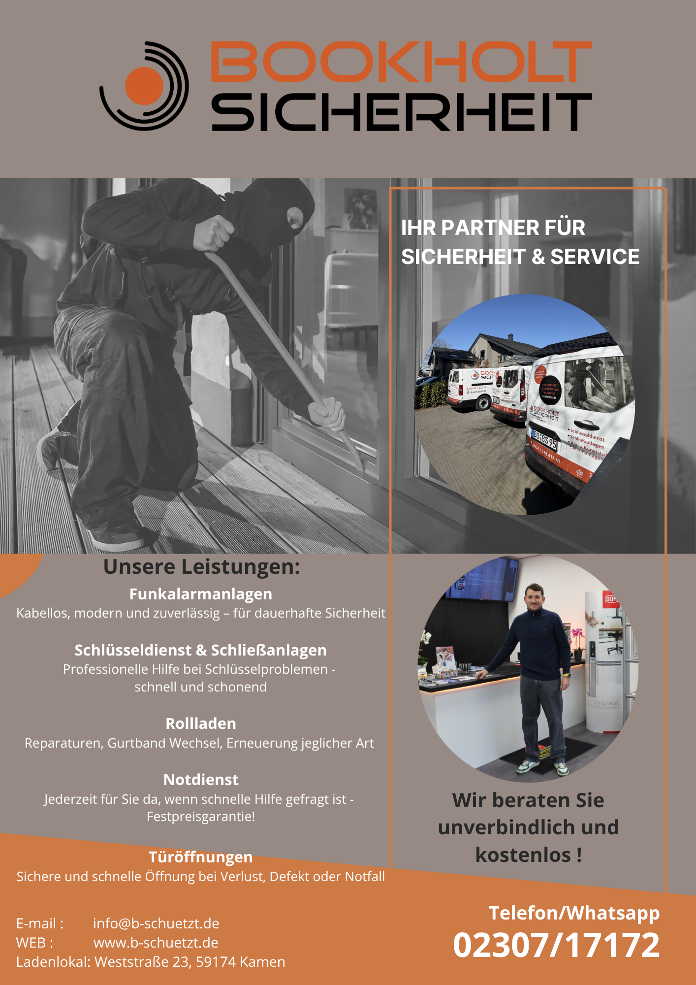 Bookholt Sicherheit Kamen - Schlüsseldienst - Alar …